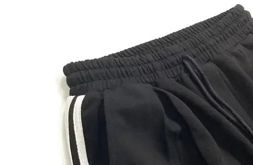 Japanese Brand 20AW Indigo Union Japan Black Striped Casual Sweatpants Size US 33 - 4 Thumbnail