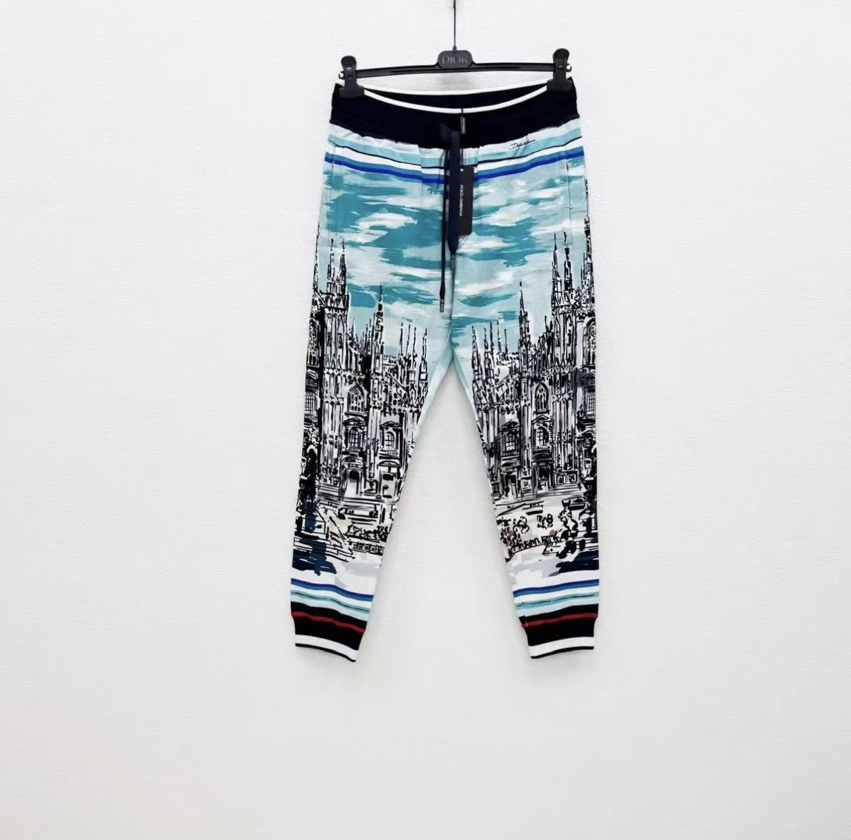 Dolce & Gabbana Dolce & Gabbana 100% Cotton Drawstring Sweatpants J30 Size US 34 / EU 50 - 1 Thumbnail