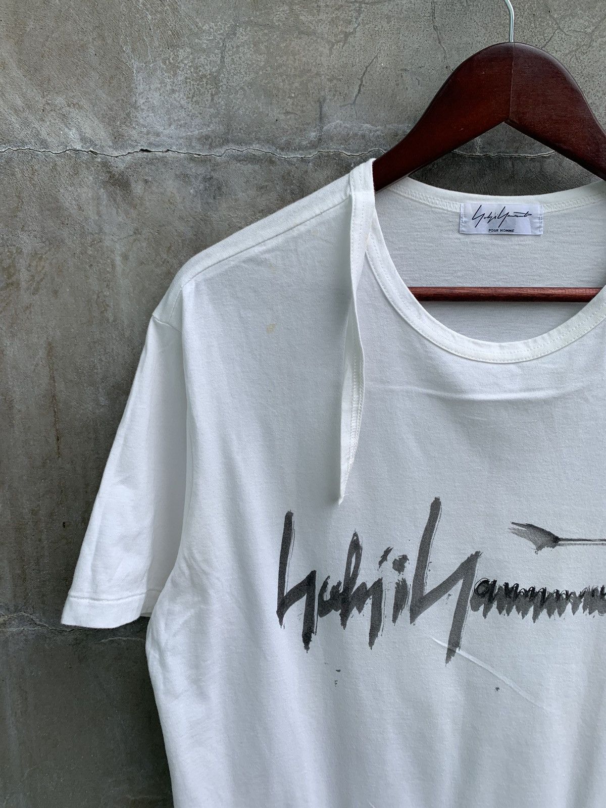 Yohji Yamamoto Signature Script Tee Size US L / EU 52-54 / 3 - 9 Thumbnail