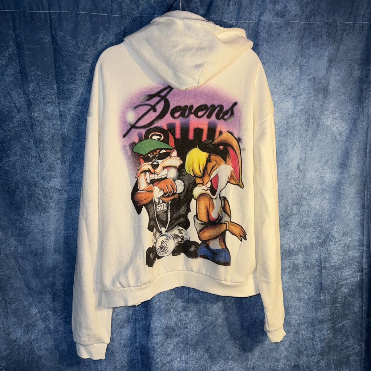 TRIPLE SEVENS Club Sevens Full Zip Hoodie Looney Tunes Graphic Sweatshirt Size US M / EU 48-50 / 2 - 4 Thumbnail