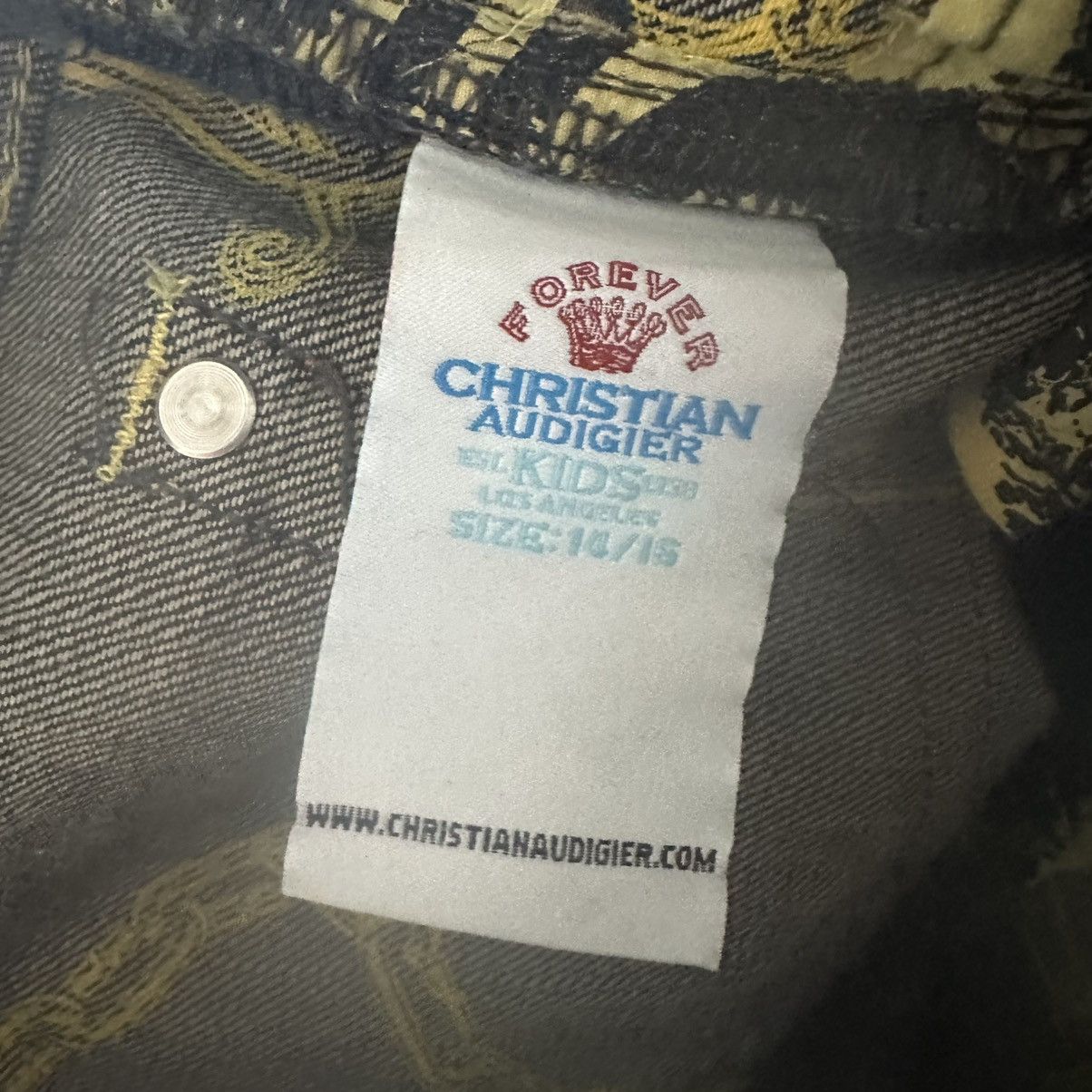 Ed Hardy Vintage 🐉 Ed Hardy by Christian Audigier jeans Size US 29 - 11 Thumbnail