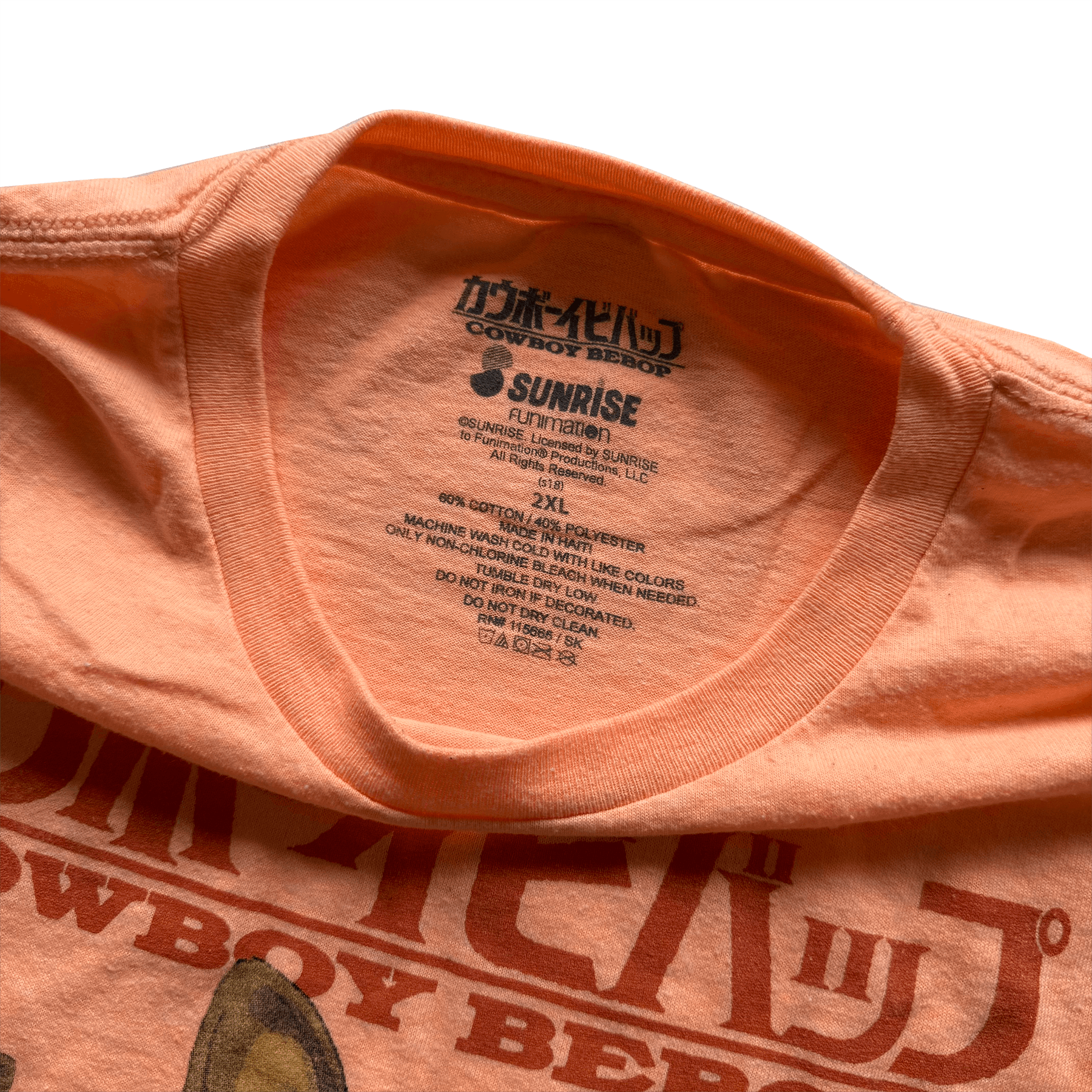 Vintage 2010s Vintage Cowboy Bebop Ein Corgi Sunrise Funimation Tee Size US XXL / EU 58 / 5 - 4 Thumbnail