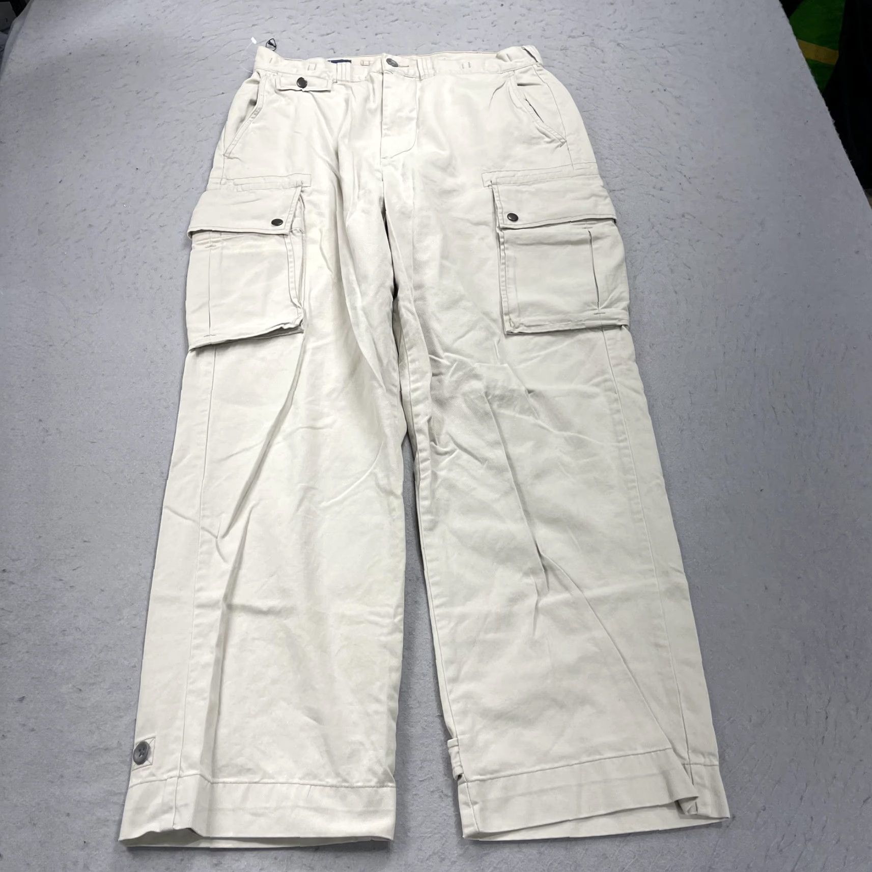 Polo Ralph Lauren VINTAGE Polo Ralph Lauren Pants Cargo Relaxed Fit 34x31 Beige Men Size US S / EU 44-46 / 1 - 2 Thumbnail