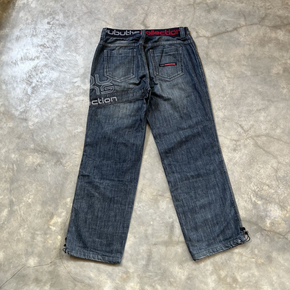 Fubu Y2K Fubu JNCO Style Baggy Denim Pants Size US 36 / EU 52 - 2 Thumbnail