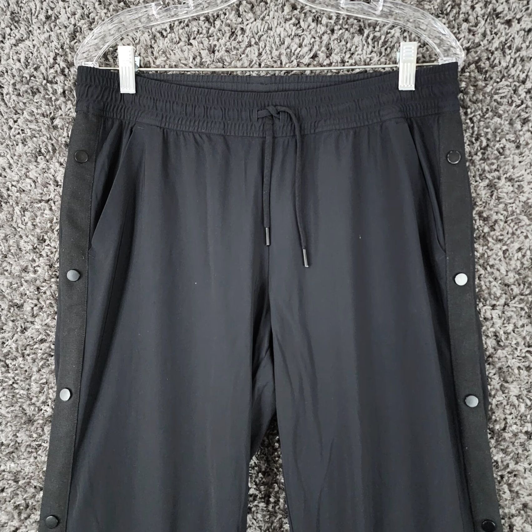 Athleta ATHLETA Women's Black Nylon Spandex Track Pants Activewear Size M Size 32" / US 10 / IT 46 - 2 Thumbnail