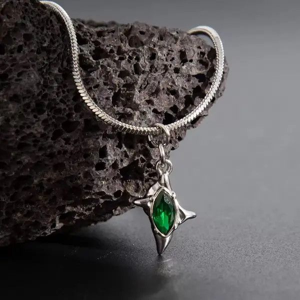 Other Star Green Zircon Pendant Necklace Size ONE SIZE - 1 Thumbnail