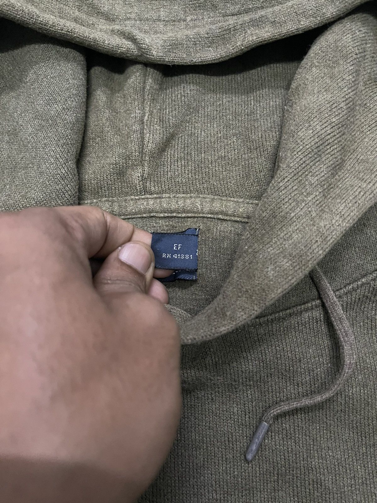 Polo Ralph Lauren 2000s POLO BY RALPH LAUREN SHEEP SUEDE ELBOW FADED HOODIE Size US M / EU 48-50 / 2 - 12 Thumbnail