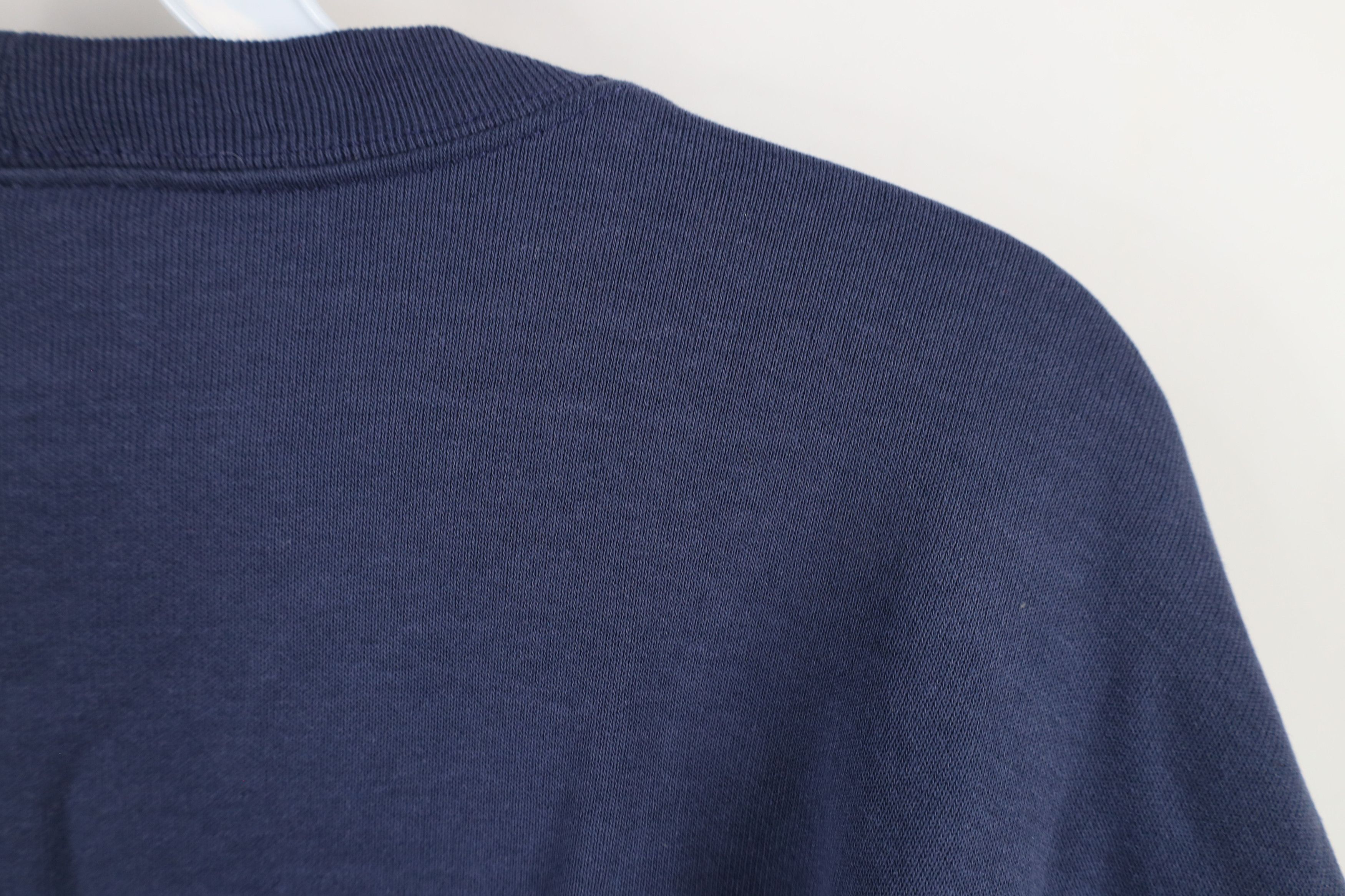 Carhartt × Vintage Vintage 90s Carhartt Spell Out Crewneck Sweatshirt Blue Size US XXL / EU 58 / 5 - 7 Thumbnail