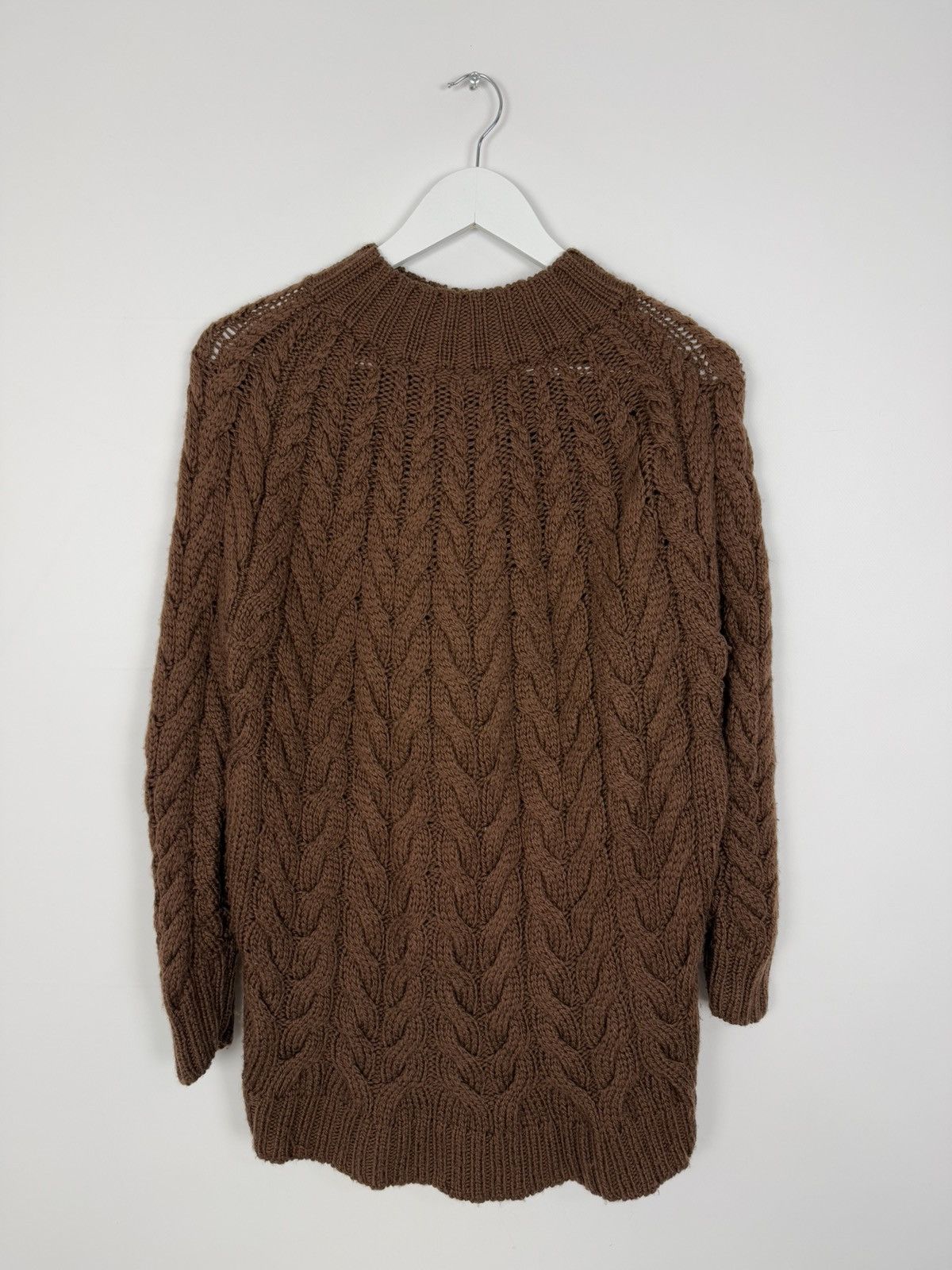 Sezane Sezane Cable Knit Wool Brown Sweater Size M Size M / US 6-8 / IT 42-44 - 1 Thumbnail