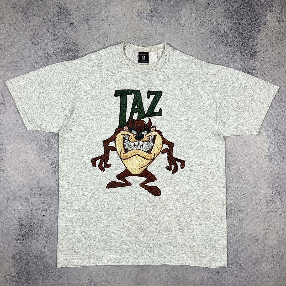 Vintage × Warner Bros Vintage Warner bros Taz heavy cotton Looney Tunes tee 1998 Size US L / EU 52-54 / 3 - 2 Thumbnail