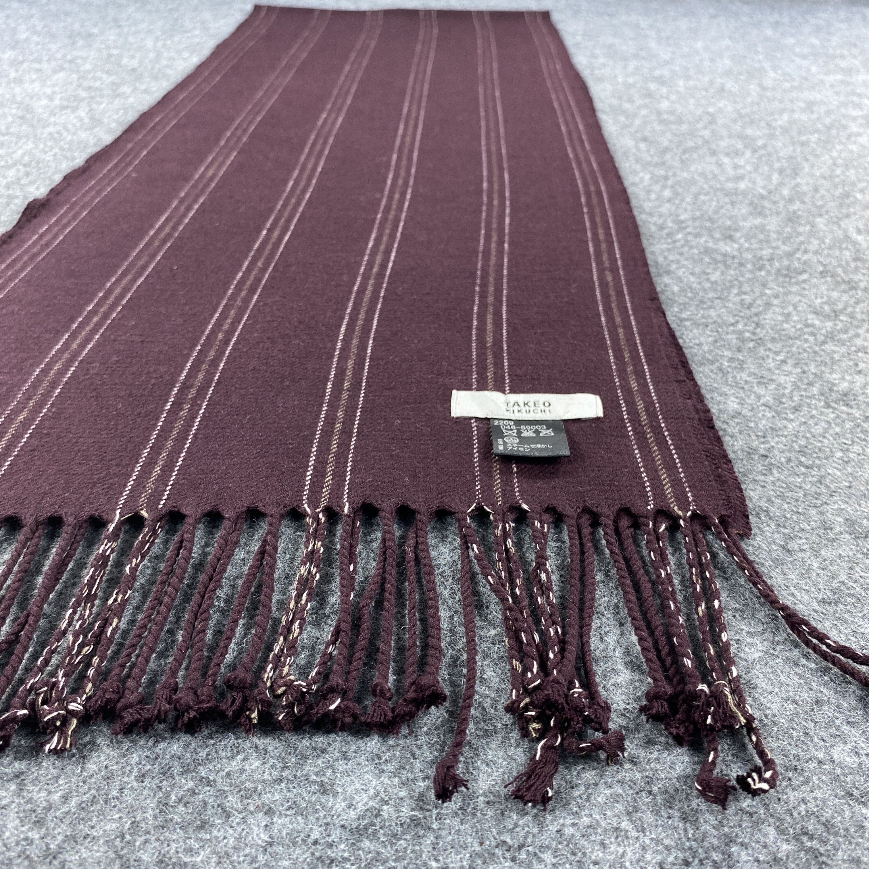 Japanese Brand × Takeo Kikuchi GF10620 Takeo Kikuchi Scarf Neck Wear Muffler Nova Check Size ONE SIZE - 5 Thumbnail