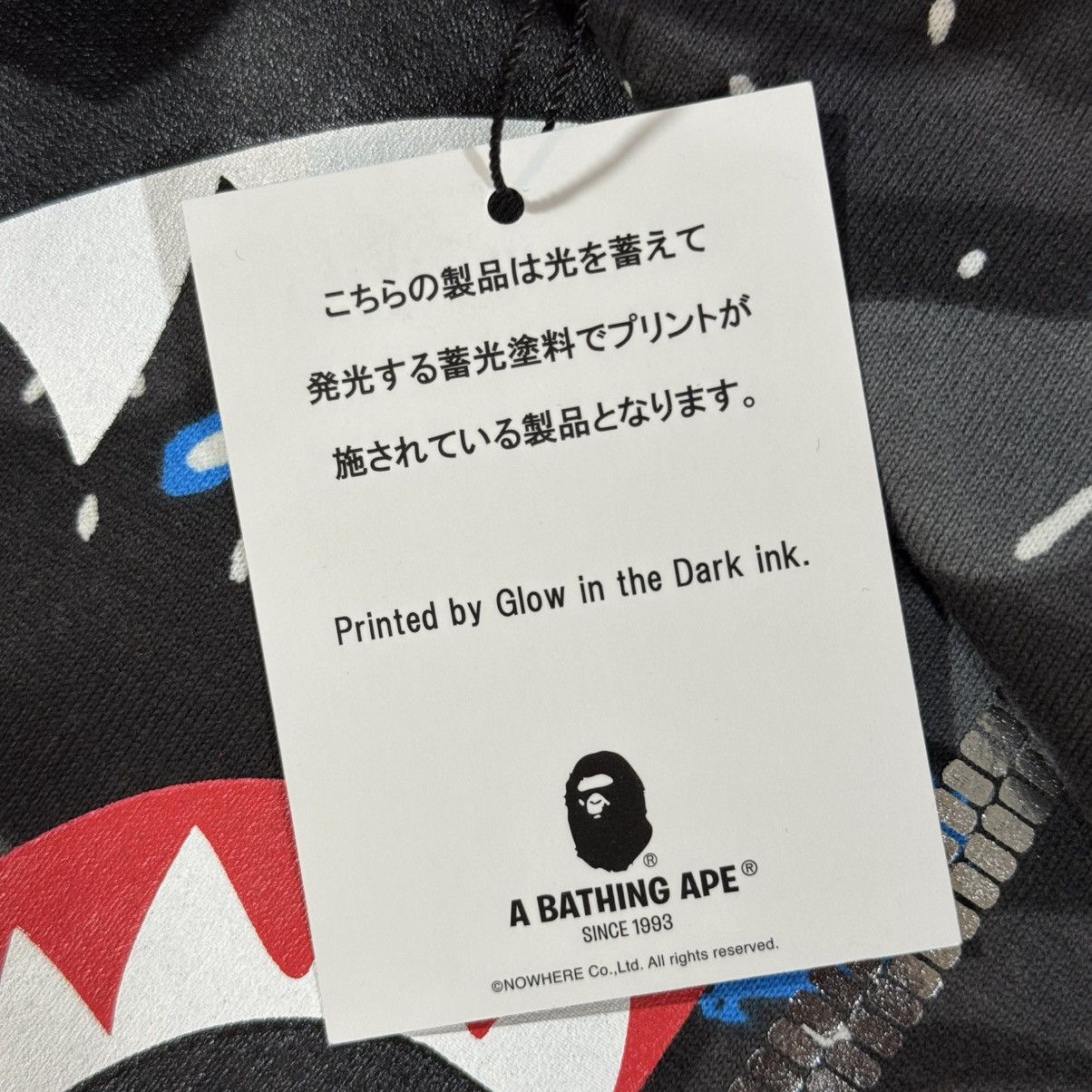 Bape BAPE Space Camo Shark Layered Long Sleeve Tee Black Size US XL / EU 56 / 4 - 13 Thumbnail