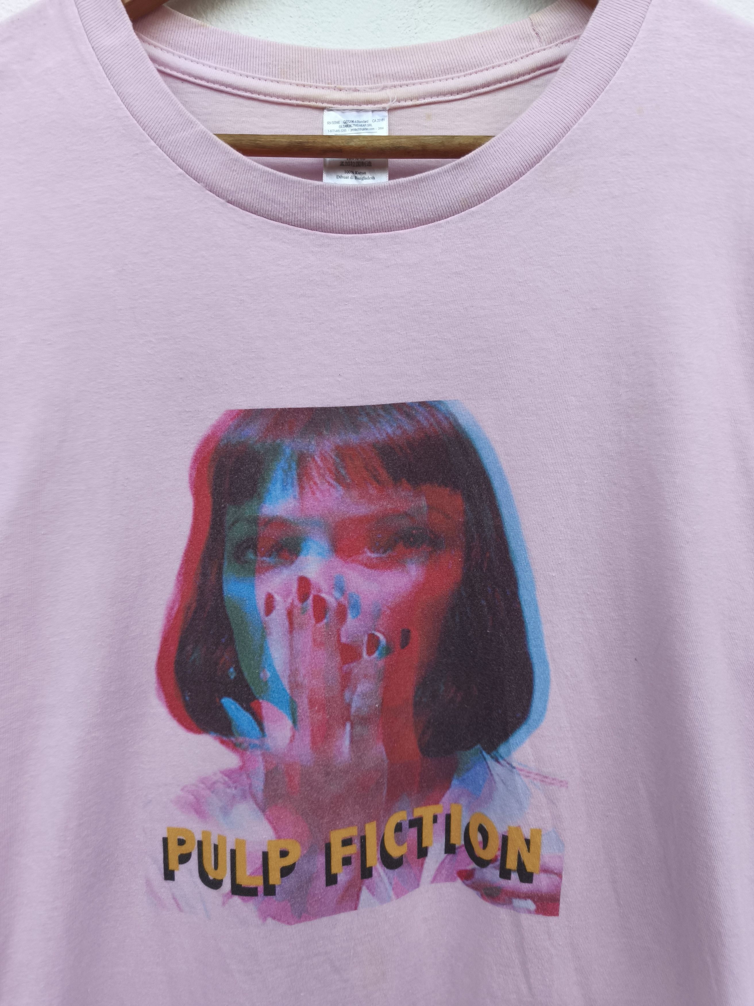Vintage 🔥 Vintage Pulp Fiction t shirt Size US M / EU 48-50 / 2 - 1 Thumbnail