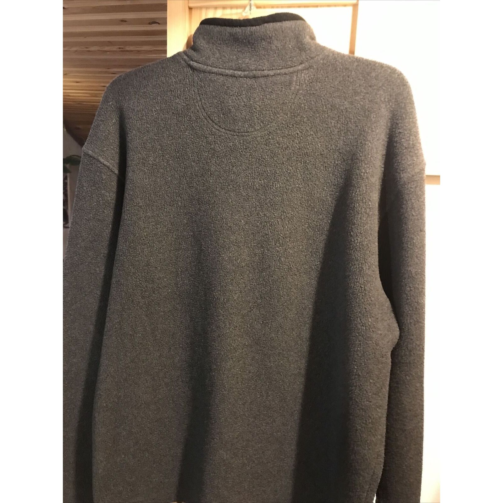 Gap Gap Vintage Men’s XL Gray LS Pullover Polyester Rayon Fleece Size US XL / EU 56 / 4 - 9 Thumbnail