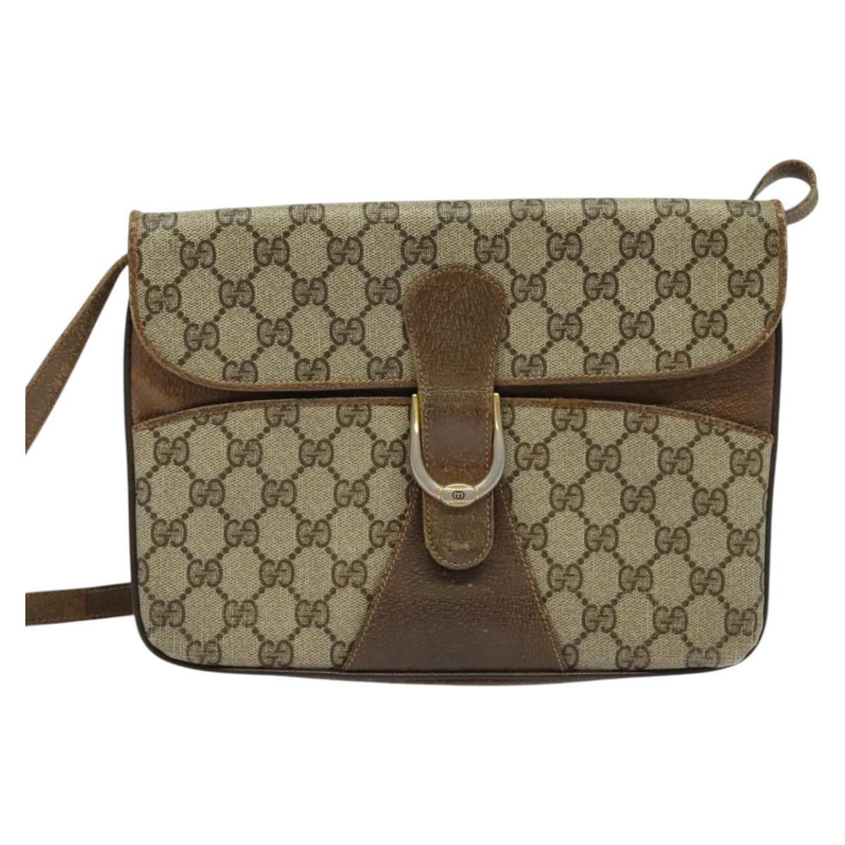 Gucci GUCCI GG Supreme Shoulder Bag Pvc Beige Gold Size ONE SIZE - 2 Thumbnail