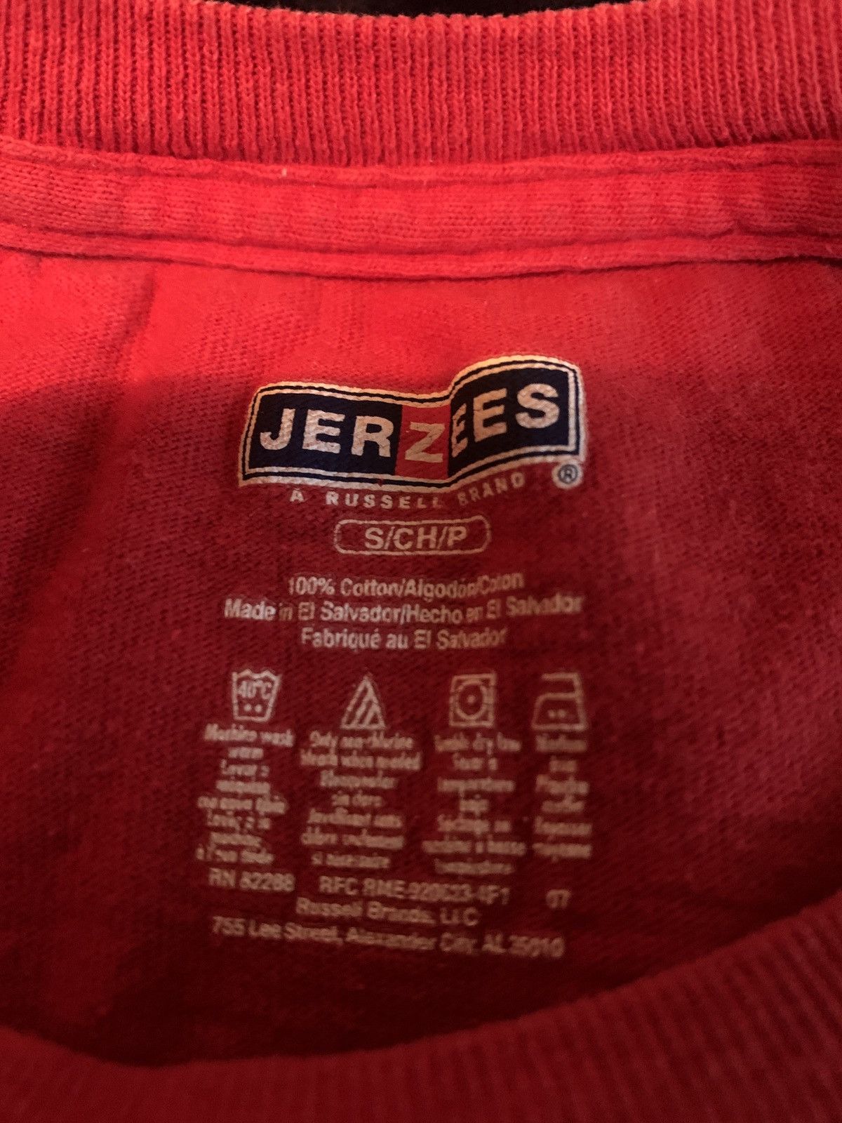 Jerzees × Vintage Herders Red Longsleeve Sweater Casual Streetwear Fashion Y2K Size US S / EU 44-46 / 1 - 2 Thumbnail