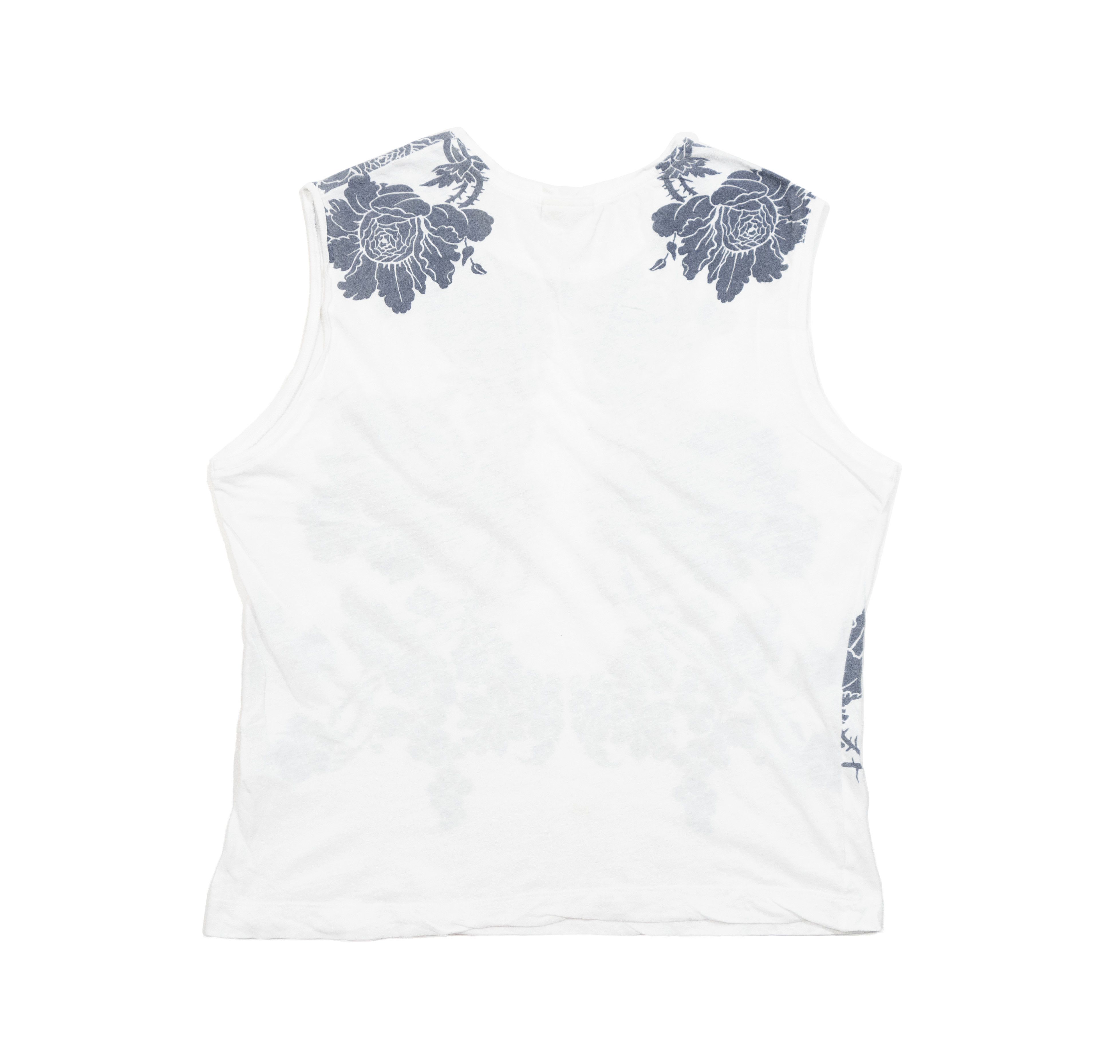 Dries Van Noten Floral Graphic Oversized Boxy Tank Top Size S / US 4 / IT 40 - 2 Thumbnail
