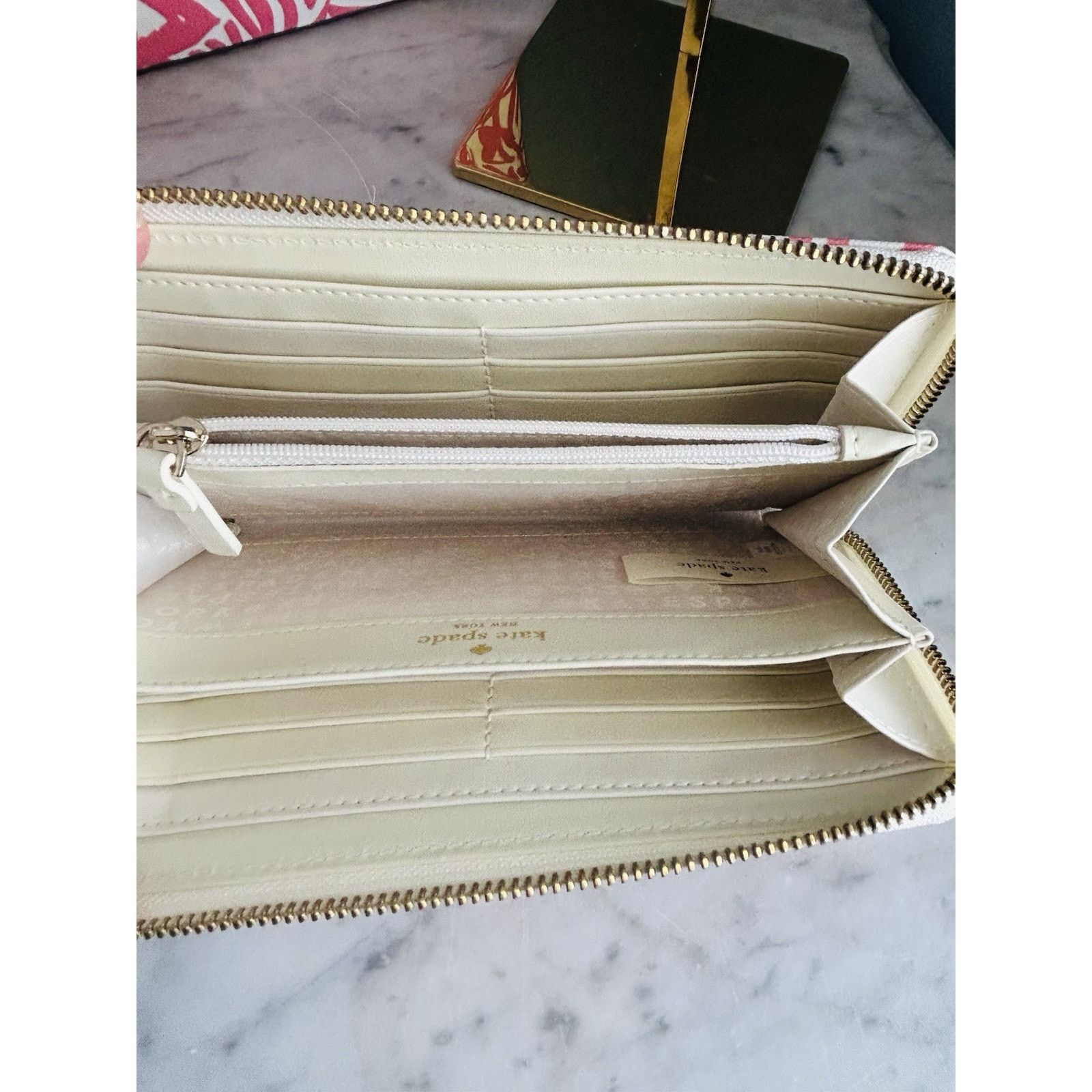Kate Spade Kate Spade Jules Grant Street Juno Satchel Wallet Palms Pink Size ONE SIZE - 10 Thumbnail