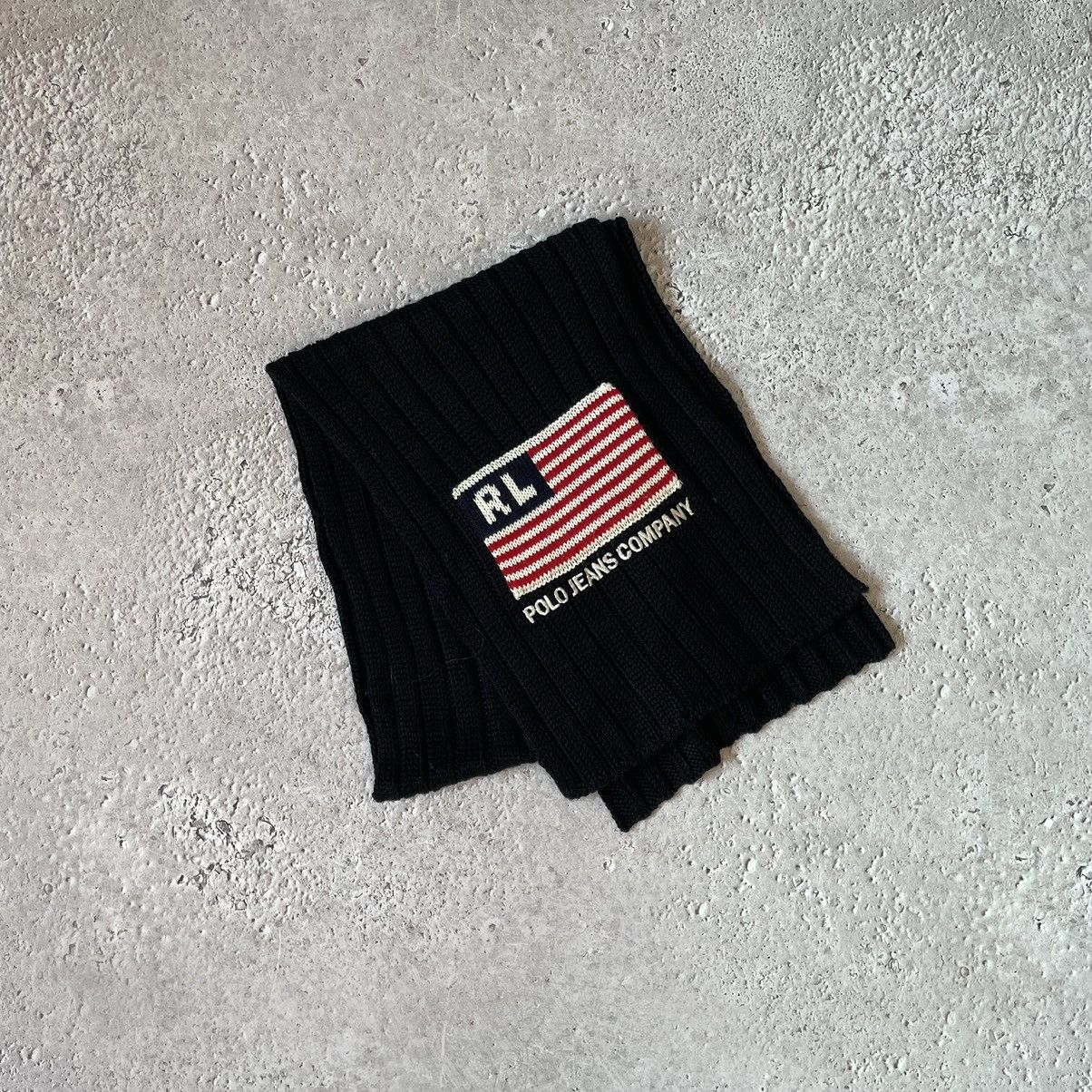 Polo Ralph Lauren × Vintage Vintage Polo Ralph Lauren Flag Knit Wool Scarf Size ONE SIZE - 6 Thumbnail