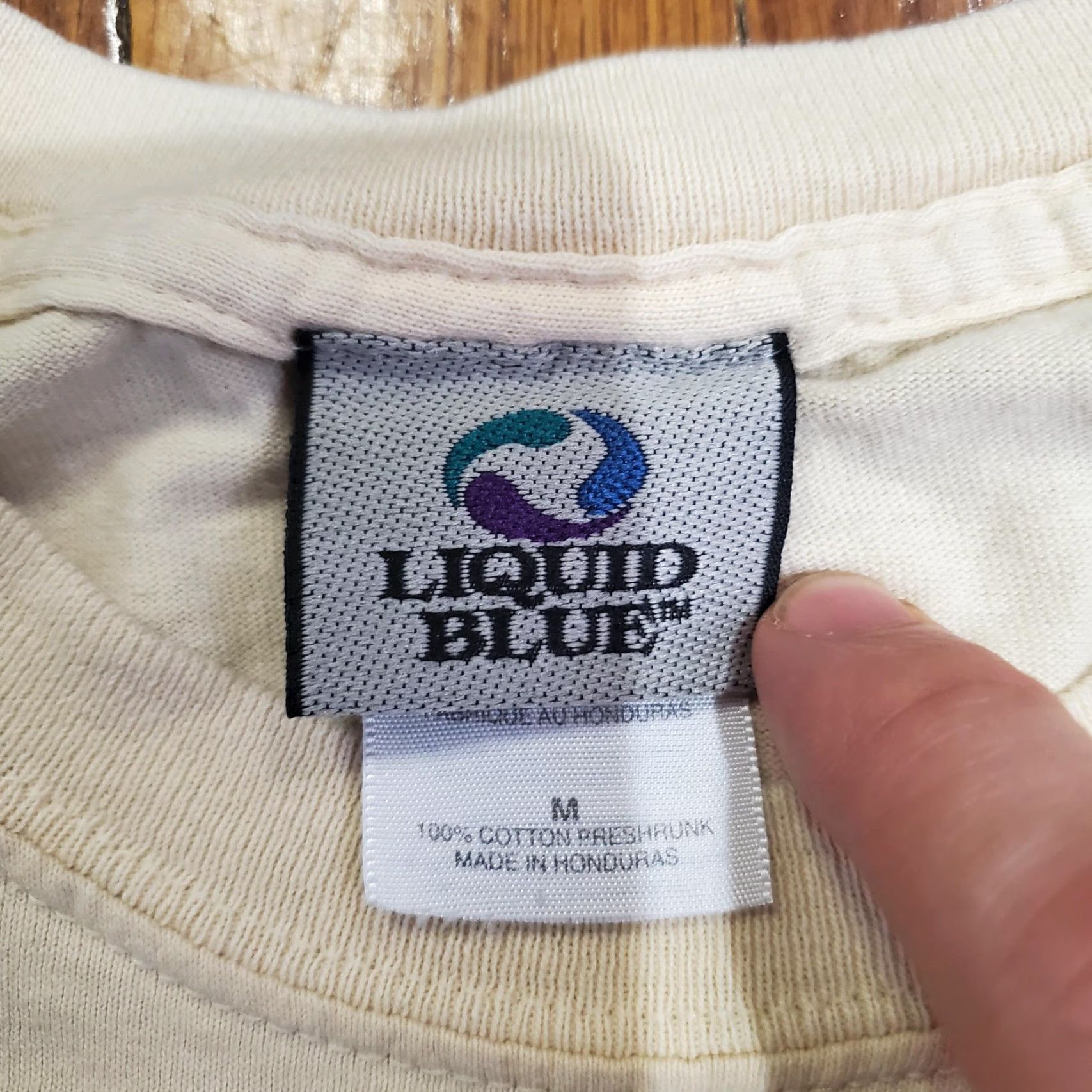 Liquid Blue VINTAGE Grateful Dead Band Shirt Mens Medium White Liquid Blue Cow Palace 2006 Concert Shirt Size US M / EU 48-50 / 2 - 5 Thumbnail