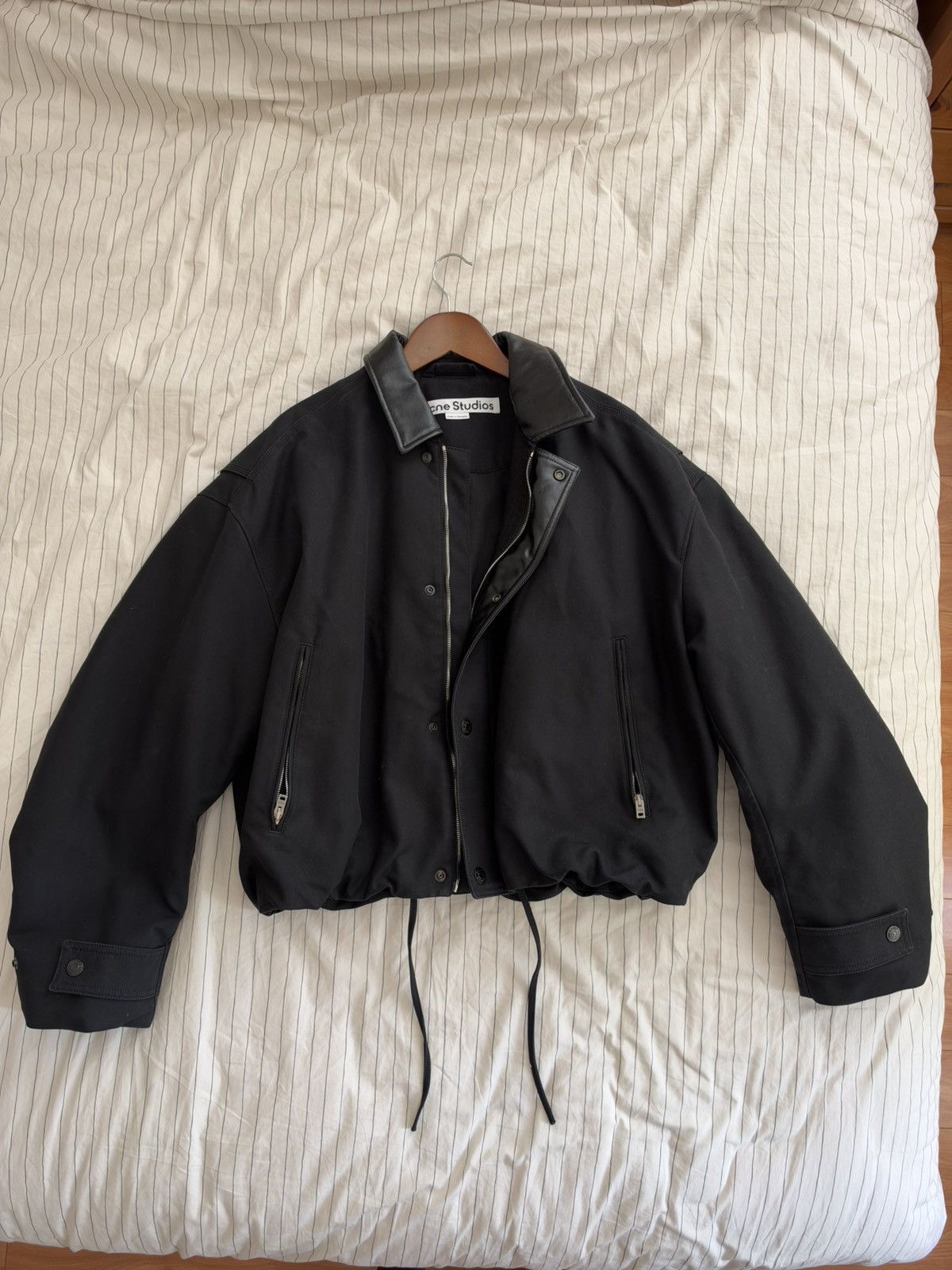 Acne Studios Acne Studios Twill Bomber Jacket Size US S / EU 44-46 / 1 - 1 Thumbnail