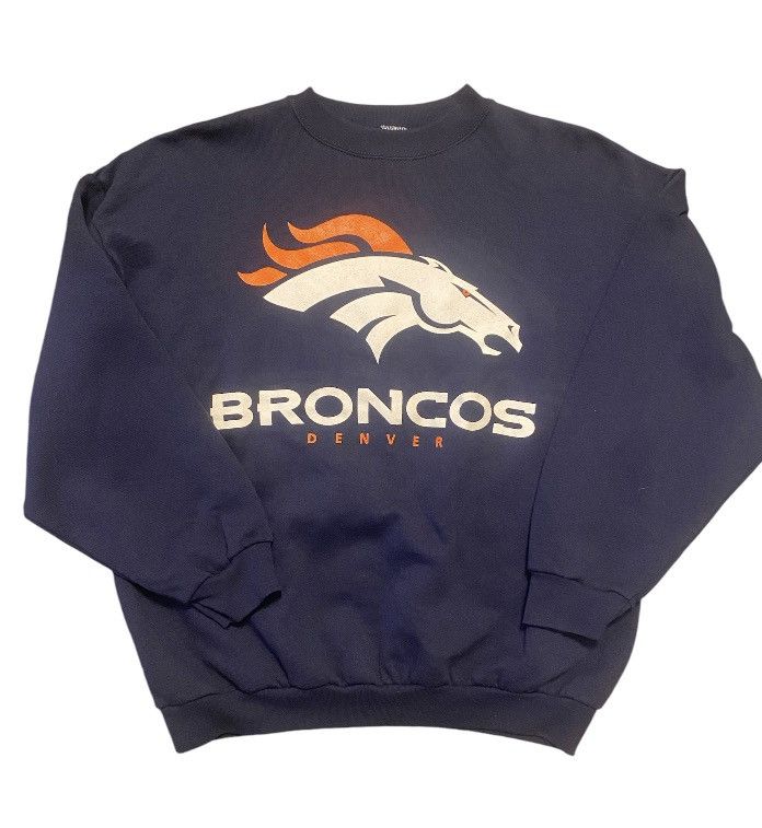 Logo 7 × Vintage Vintage Logo 7 (Broncos) Sweater Size US XL / EU 56 / 4 - 1 Thumbnail
