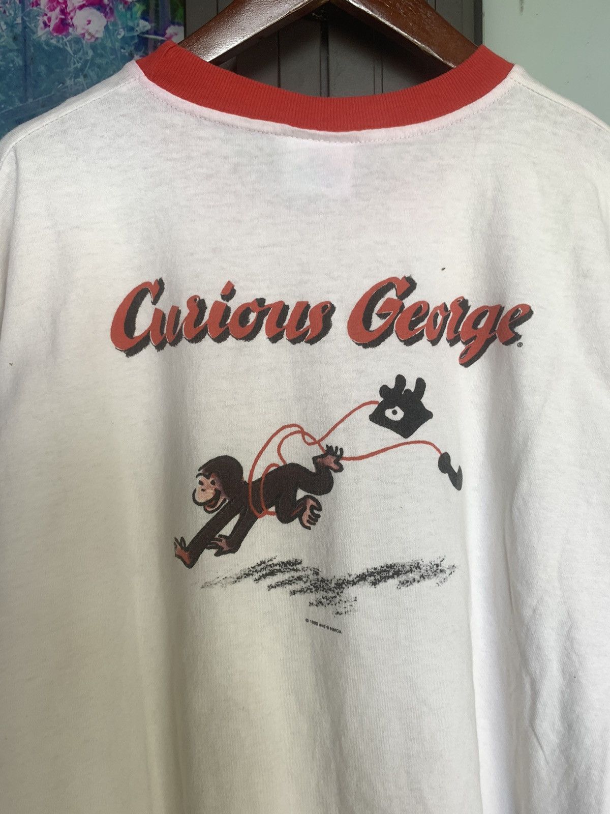 Cartoon Network × Vintage 🐒 Vintage 1995 Cartoon TV “ Curious George “ Size US L / EU 52-54 / 3 - 3 Thumbnail