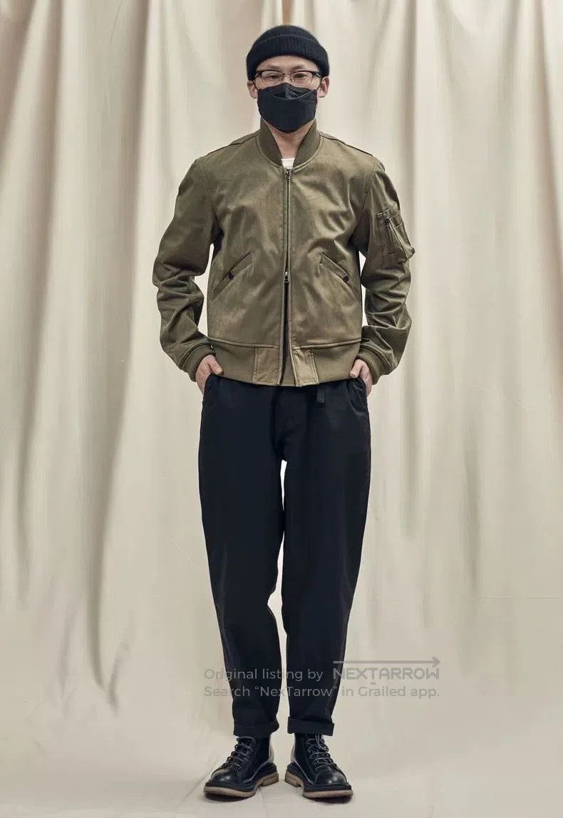 IJJI Rivers OJJ Military Green Flight Jacket. Size US S / EU 44-46 / 1 - 6 Thumbnail