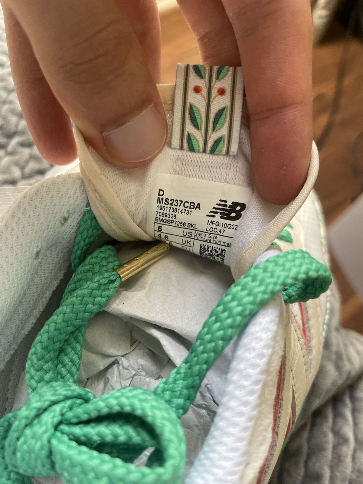 Casablanca × New Balance New Balance x Casablanca Tennis Club size 5 Size US 5 / EU 37 - 8 Thumbnail
