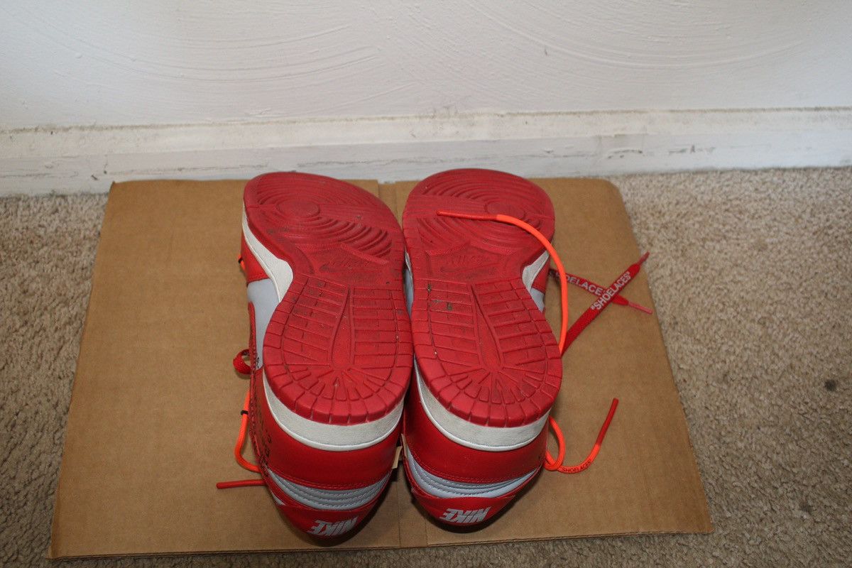 Nike Off-White Nike Dunk Low Size US 11 / EU 44 - 5 Thumbnail