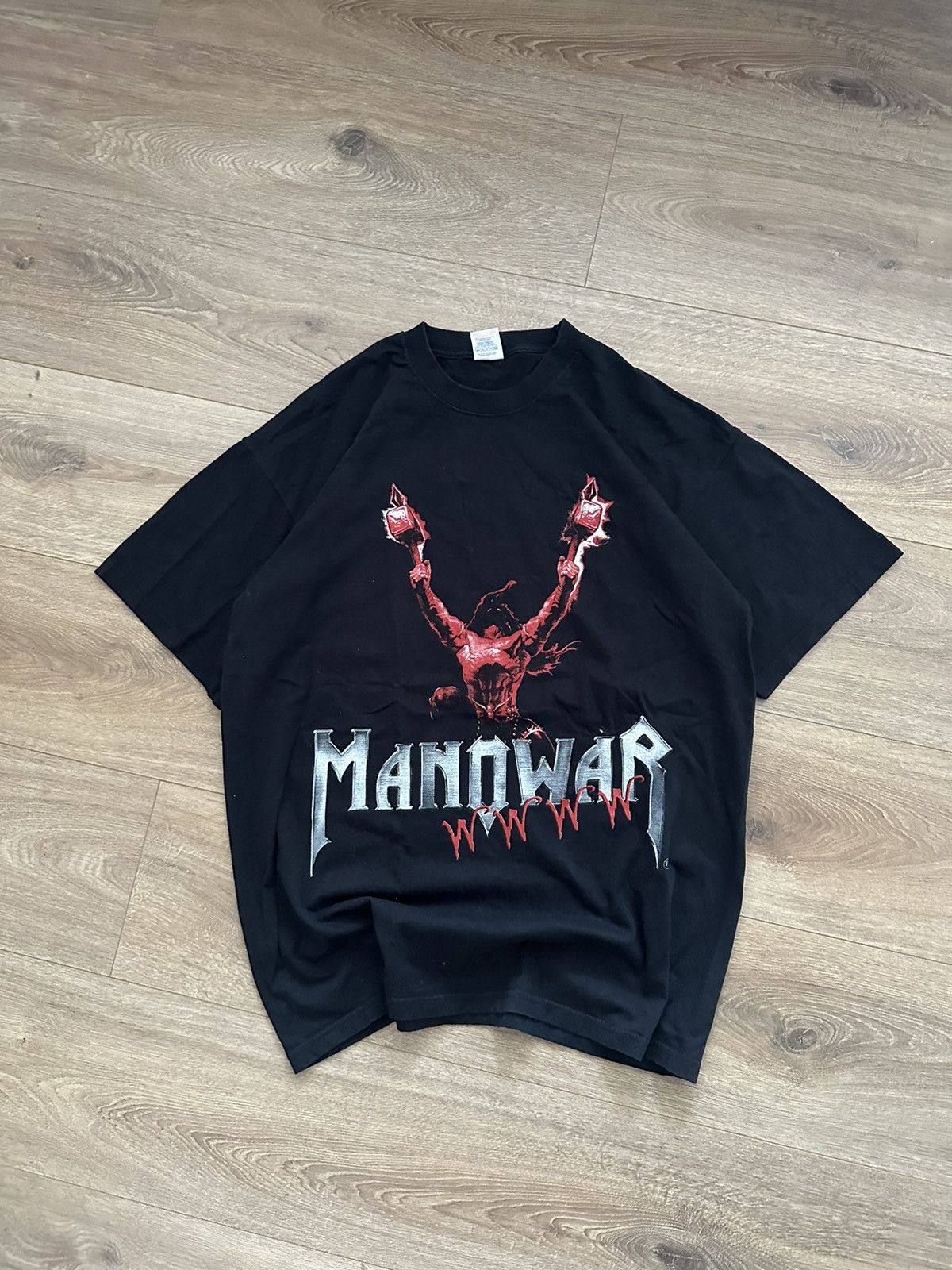 Band Tees 🔥VINTAGE RARE MANOWAR 2005 FANCONVENTION T-SHIRT🔥 Size US L / EU 52-54 / 3 - 1 Thumbnail