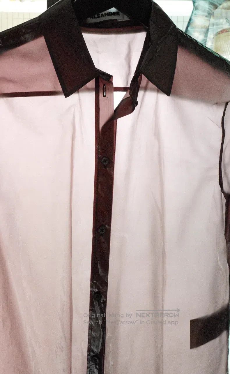 Jil Sander Jil Sander size 34 Transparent Plastic Shirt Size US S / EU 44-46 / 1 - 5 Thumbnail