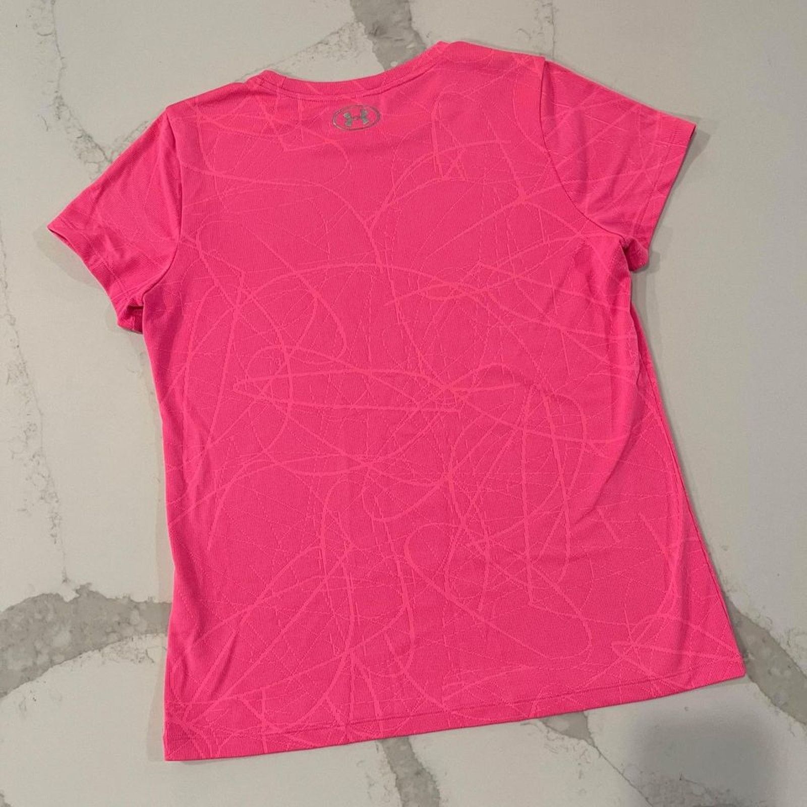 Under Armour Under Armour Heat Gear T-Shirt LooseFit HotPink Womens Large Size L / US 10 / IT 46 - 5 Thumbnail