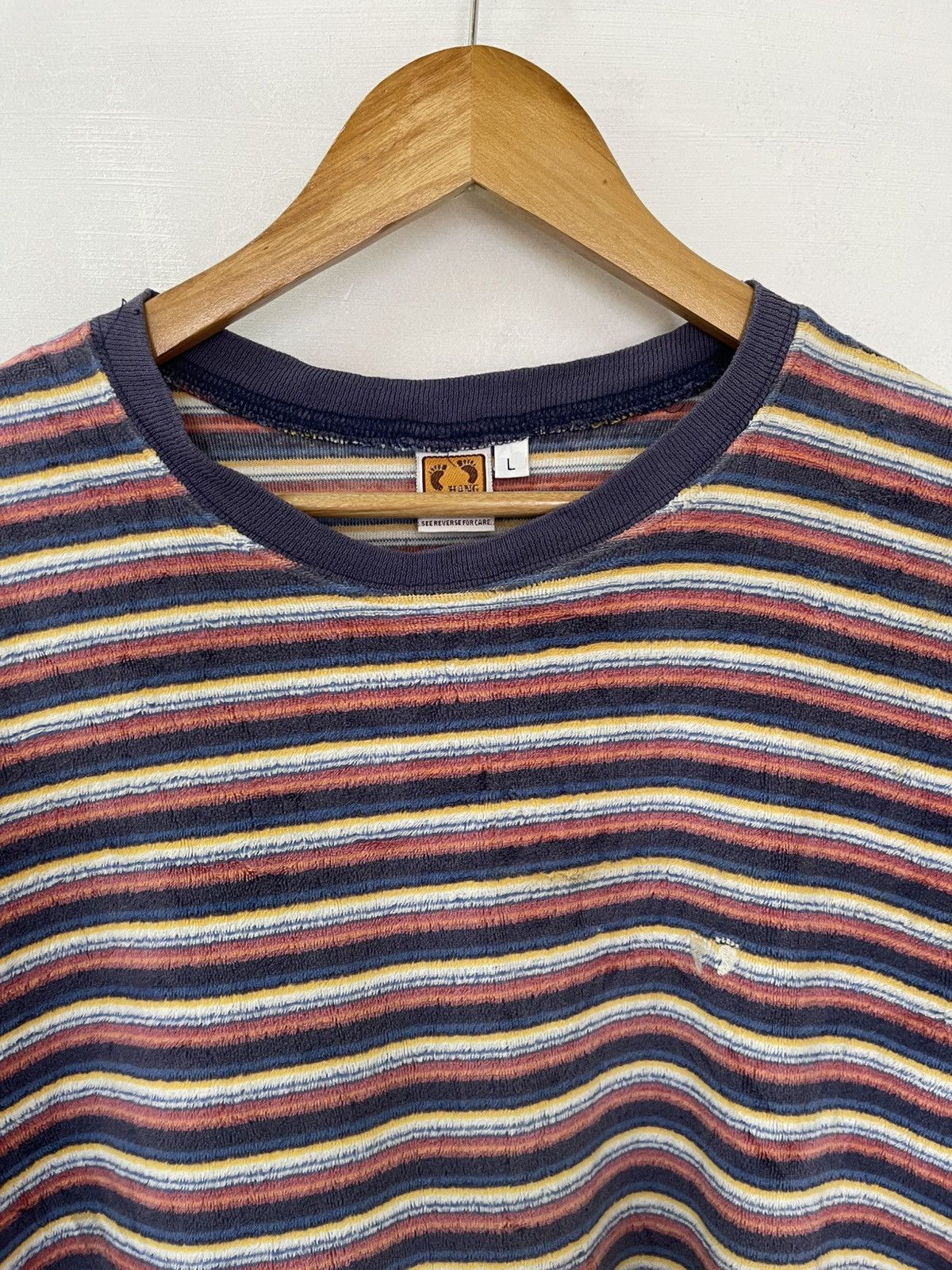 Hang Ten × Vintage VINTAGE HANG TEN MADE IN USA MULTICOLOUR Size US L / EU 52-54 / 3 - 3 Thumbnail