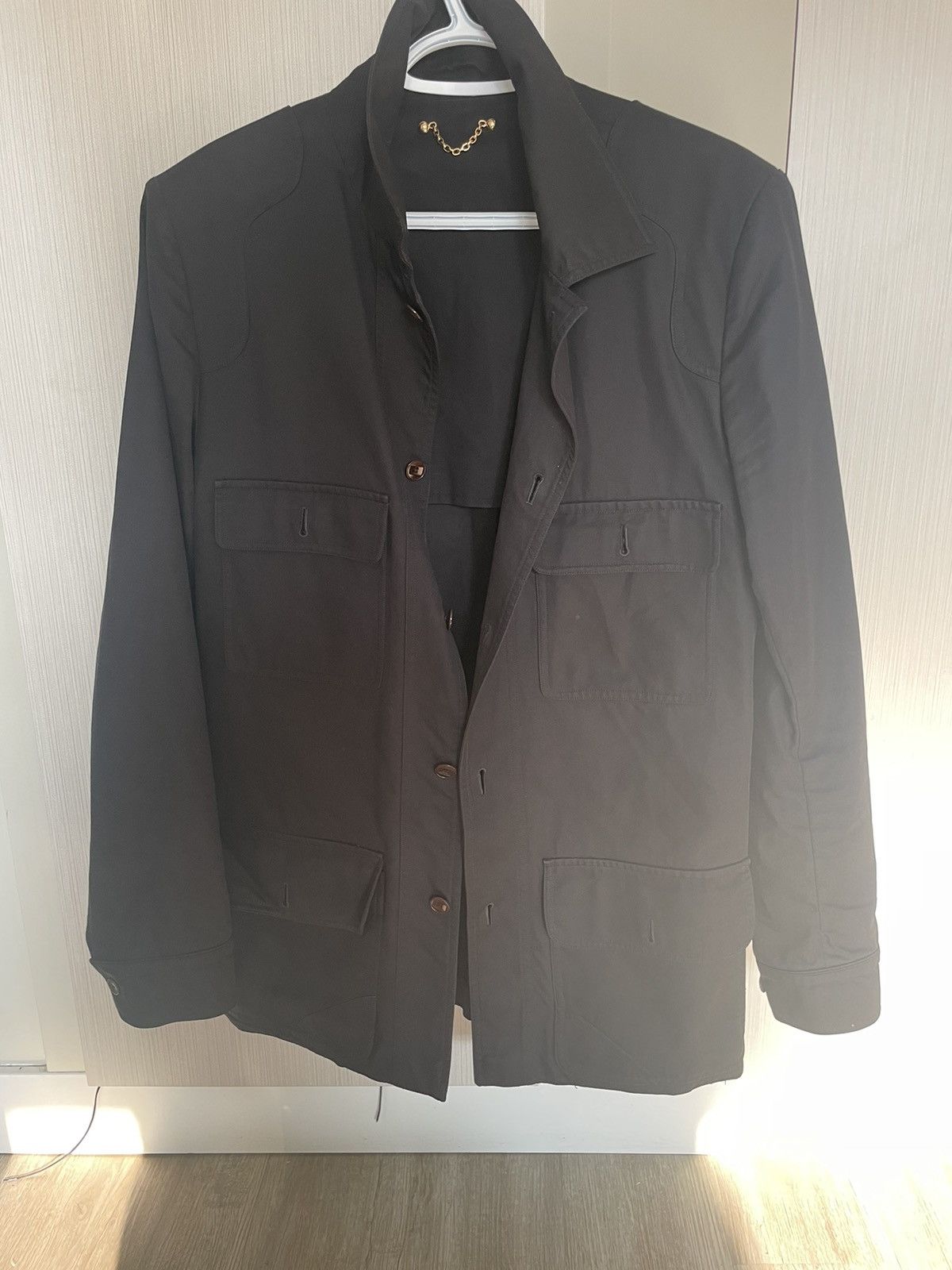 Louis Vuitton Louis Vuitton black cotton jacket Size US M / EU 48-50 / 2 - 1 Thumbnail
