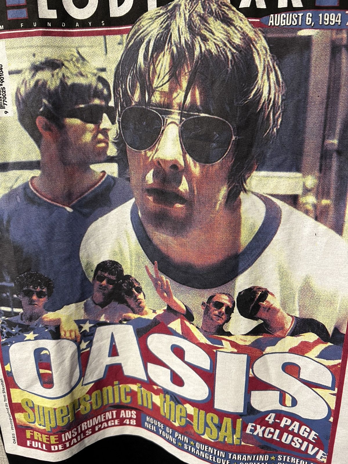 Band Tees × Vintage Melody Maker OASIS T-shirt Photographen by Tom Sheehan Size US M / EU 48-50 / 2 - 6 Thumbnail