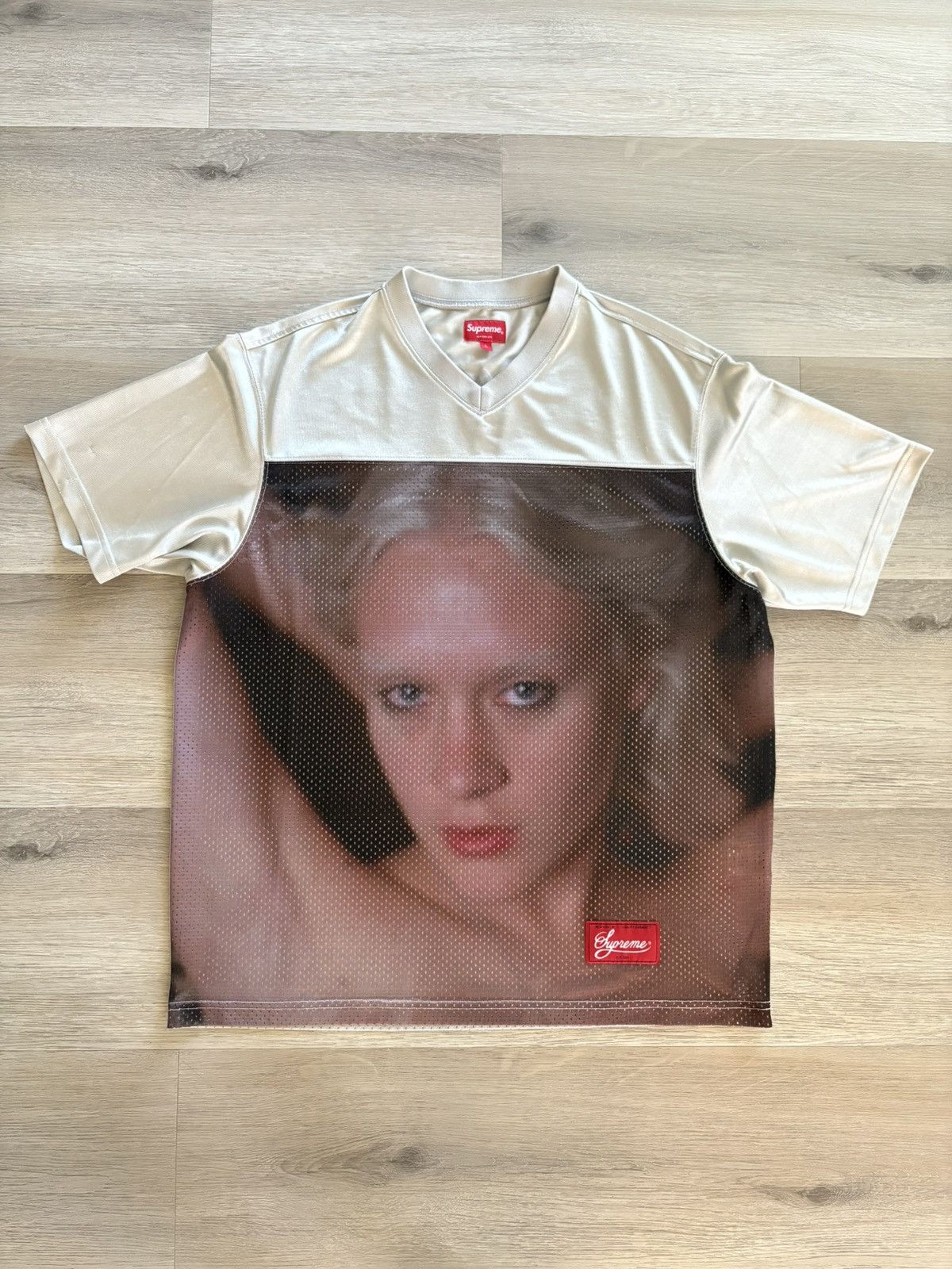 Supreme シュプリーム Gummo メッシュ　シャツ M シルバー Supreme Supreme Gummo Football Top Jersey Silver | Grailed