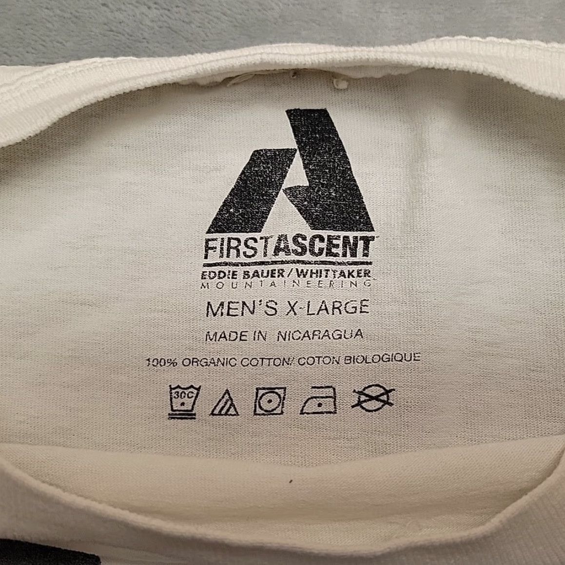 Eddie Bauer First Ascent Shirt Mens XL White 100% Organic Cotton Whittaker Crew Neck TEE Size US XL / EU 56 / 4 - 3 Thumbnail