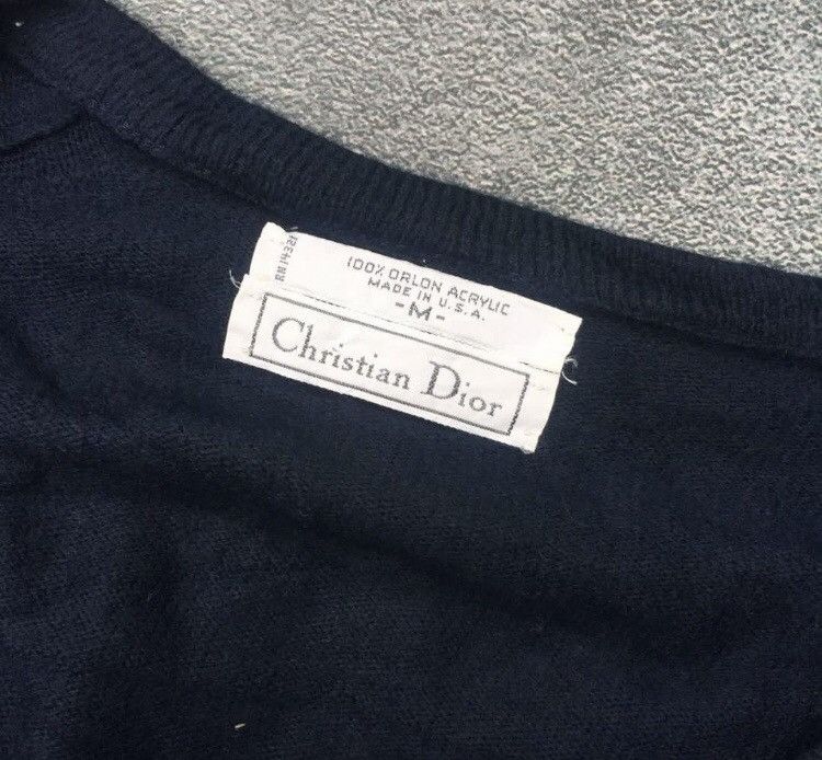 Christian Dior Monsieur × Dior Vintage Christian Dior Navy Knitwear Size US M / EU 48-50 / 2 - 3 Thumbnail