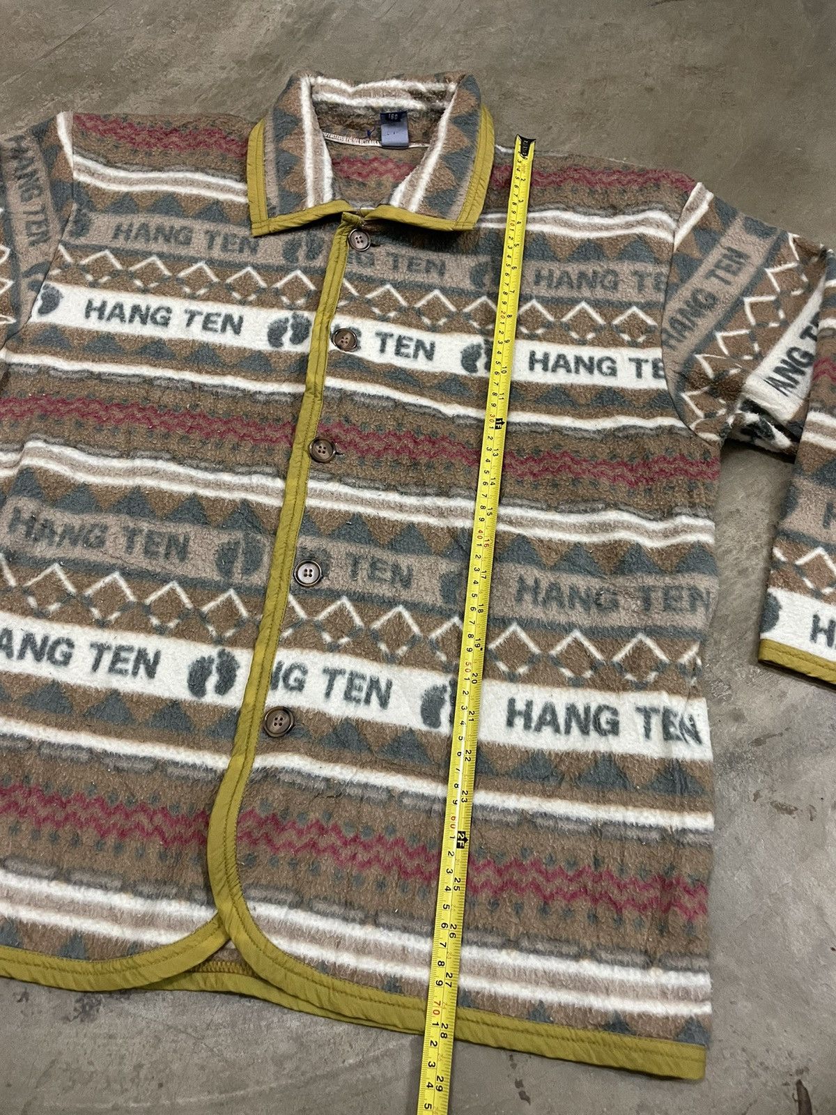 Hang Ten × Vintage 🔥 Rare🔥Vintage Hangten Fleece for Outdoor Wear Size US M / EU 48-50 / 2 - 9 Thumbnail