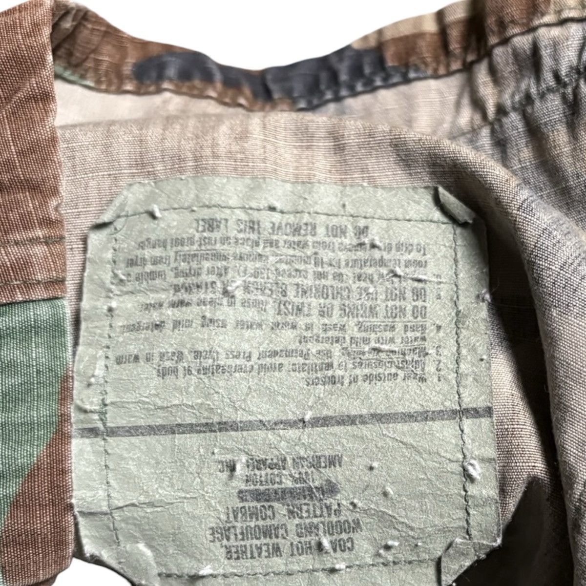 Other Vintage USGI Jacket Mens Small Reg Woodland Camo Ripstop BDU Size US S / EU 44-46 / 1 - 4 Thumbnail