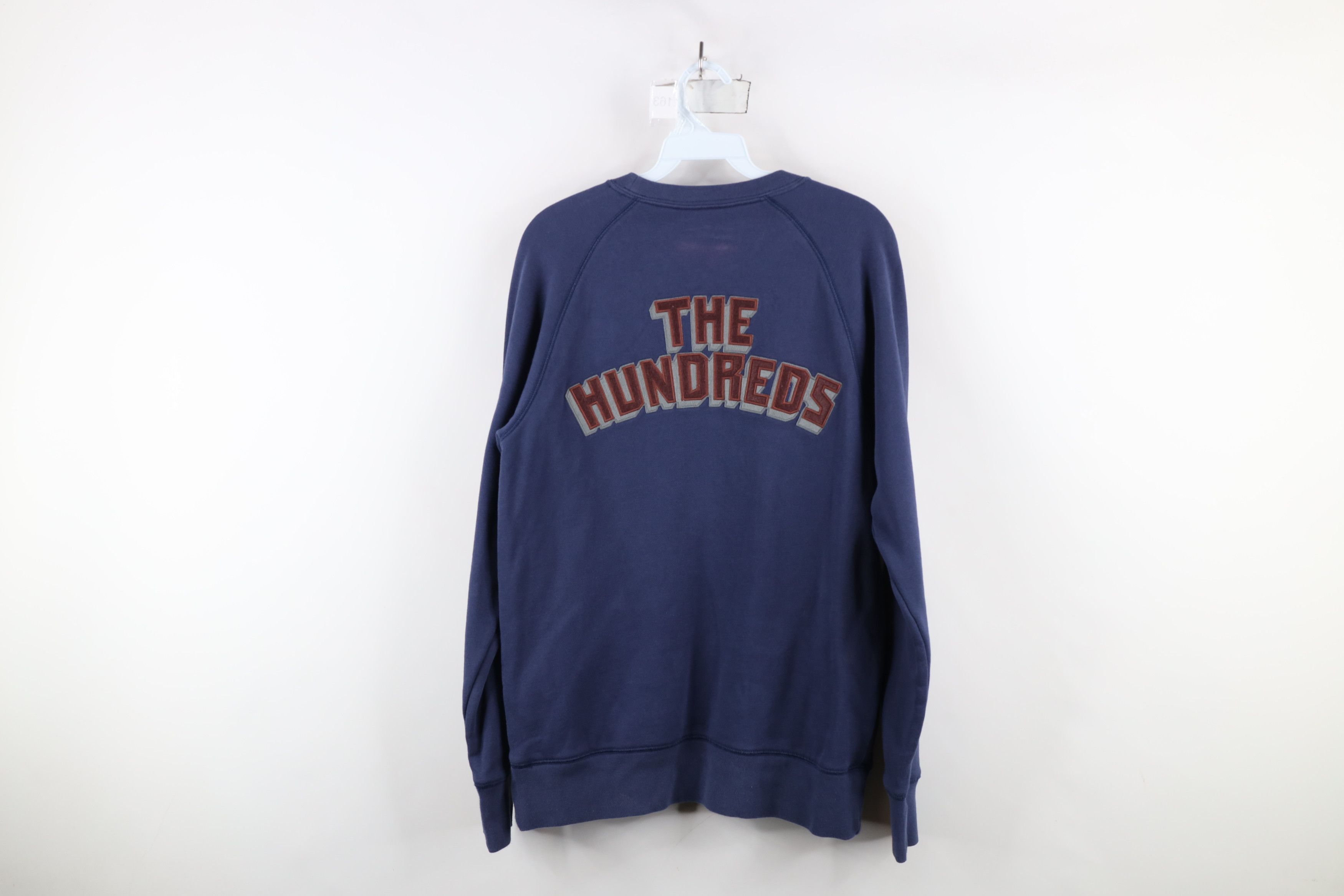 The Hundreds × Vintage Vintage Y2K The Hundreds Spell Out Crewneck Sweatshirt Blue Size US S / EU 44-46 / 1 - 12 Thumbnail