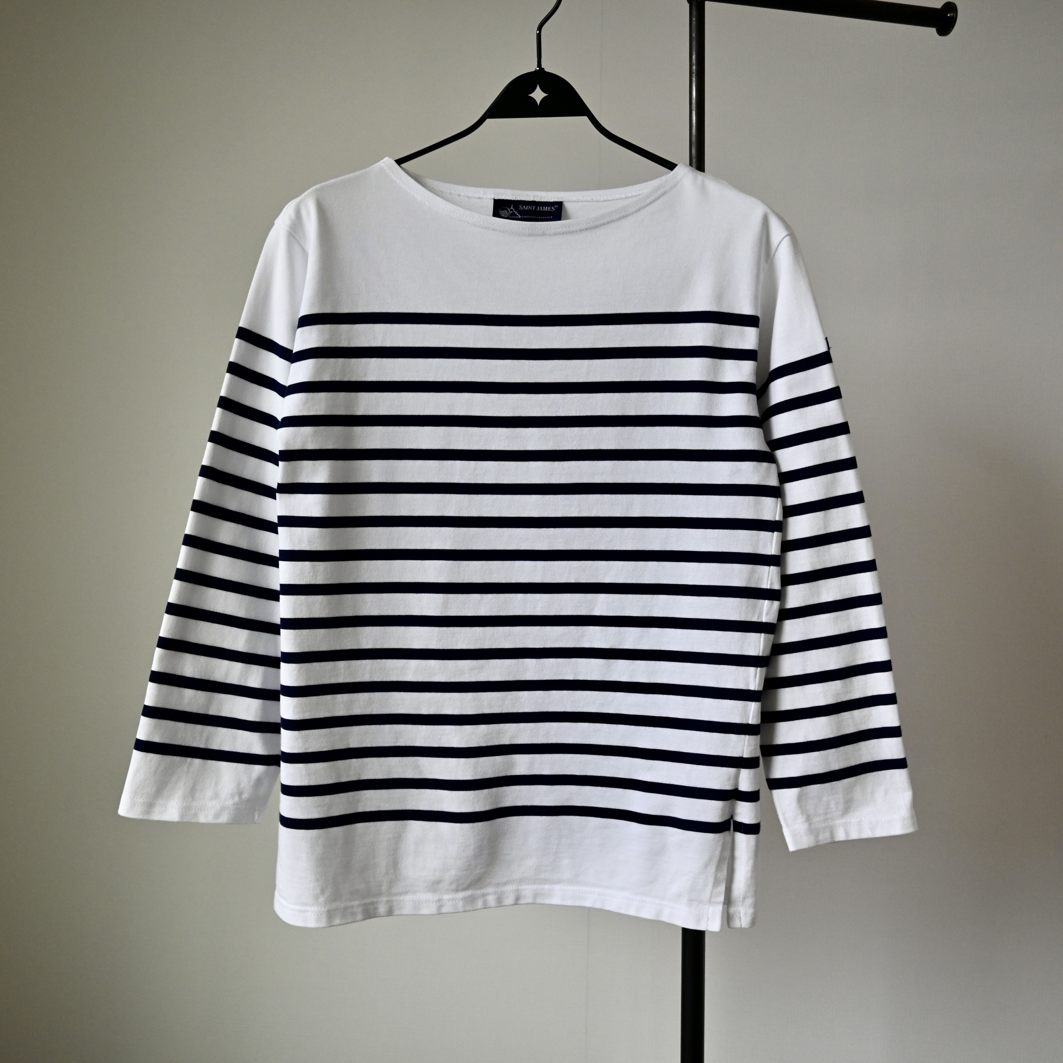 Saint James SAINT JAMES "NAVAL" authentic sailor shirt, 3/SM Size US S / EU 44-46 / 1 - 1 Thumbnail