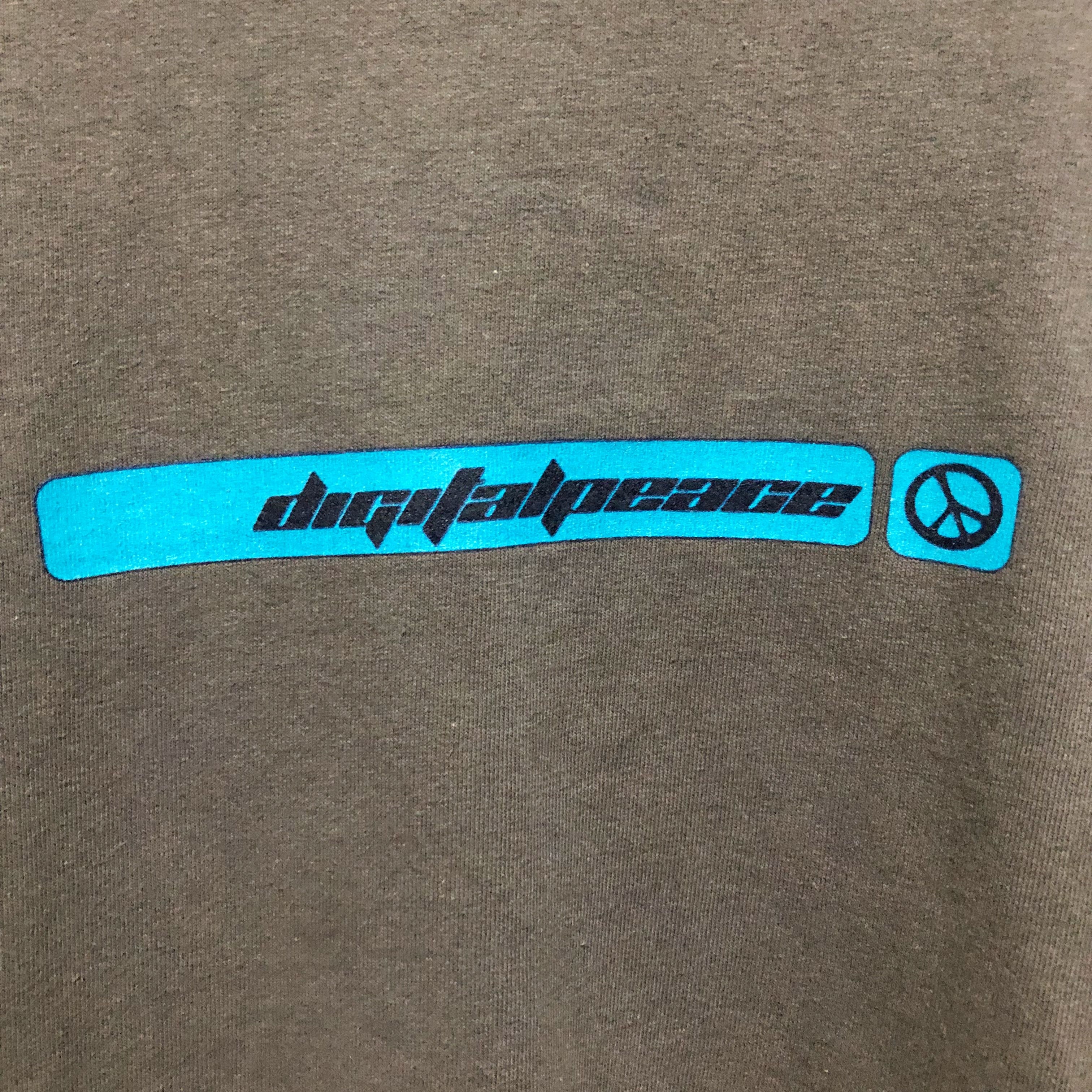 Other Vintage Digitalpeace Skateboard Early 2000 T-Shirt Size US XL / EU 56 / 4 - 5 Thumbnail