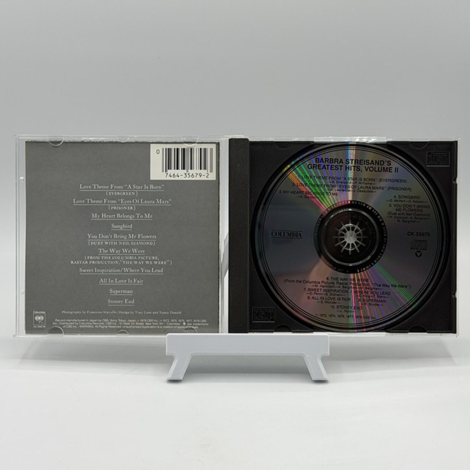 Other Barbra Streisand - Greatest Hits - Volume 2 (1987) - CD Size ONE SIZE - 3 Thumbnail