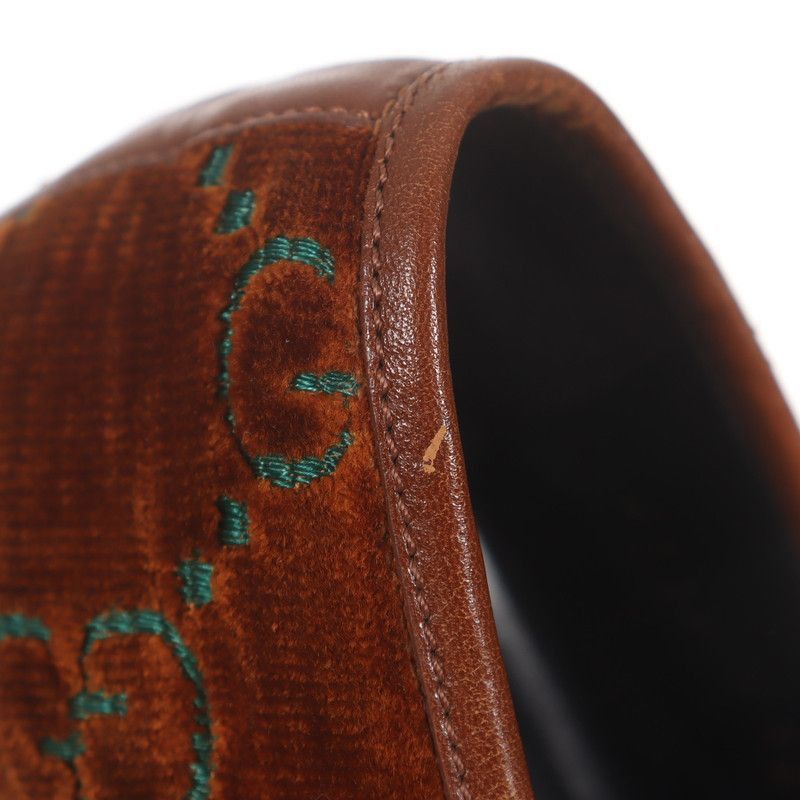 Gucci Gucci Velvet Loafers in Brown - Size US 7.5 / EU 40-41 - 8 Thumbnail