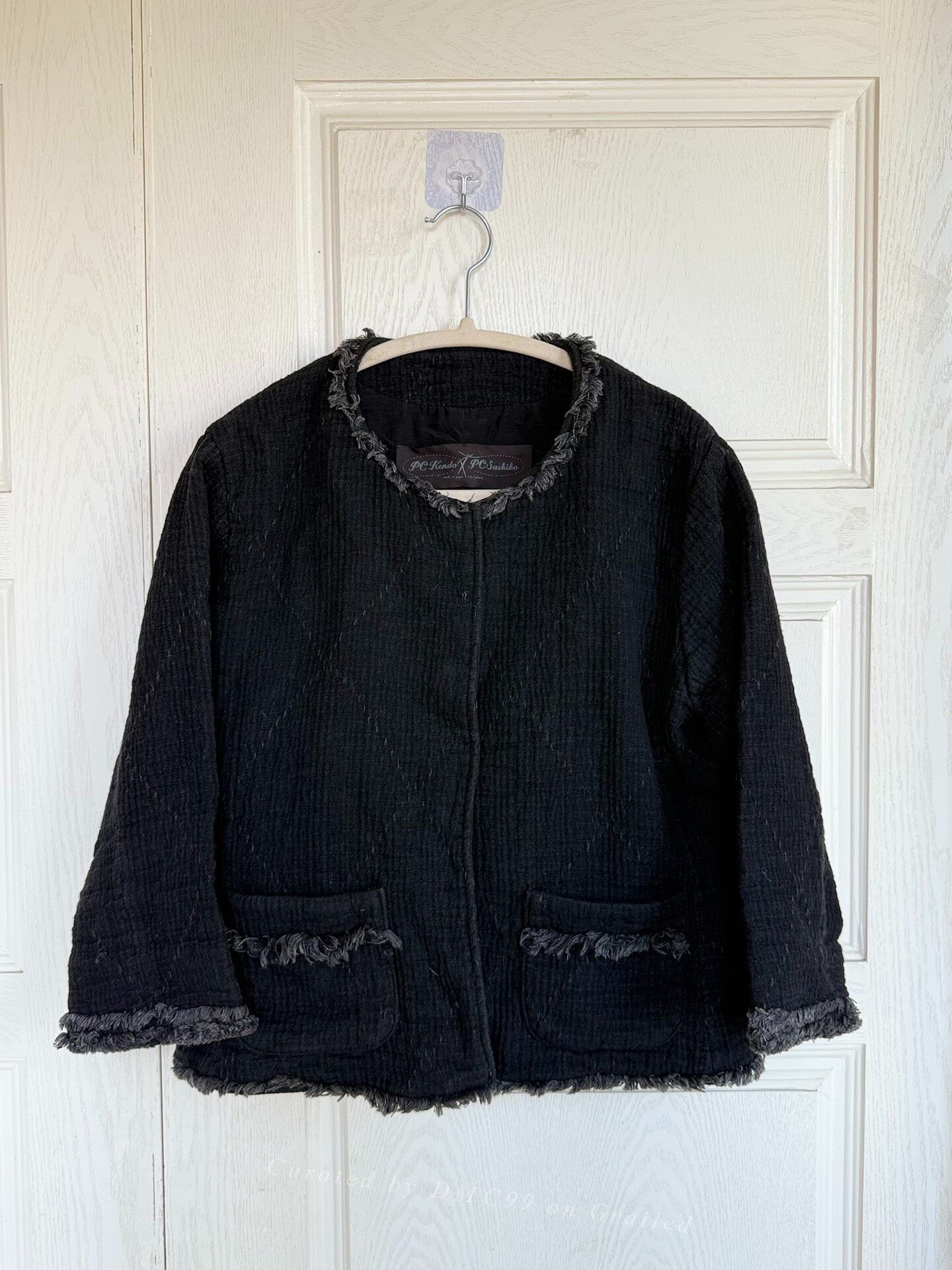 Porter Classic Porter Classic Sashiko Tweed Jacket Size M / US 6-8 / IT 42-44 - 1 Thumbnail