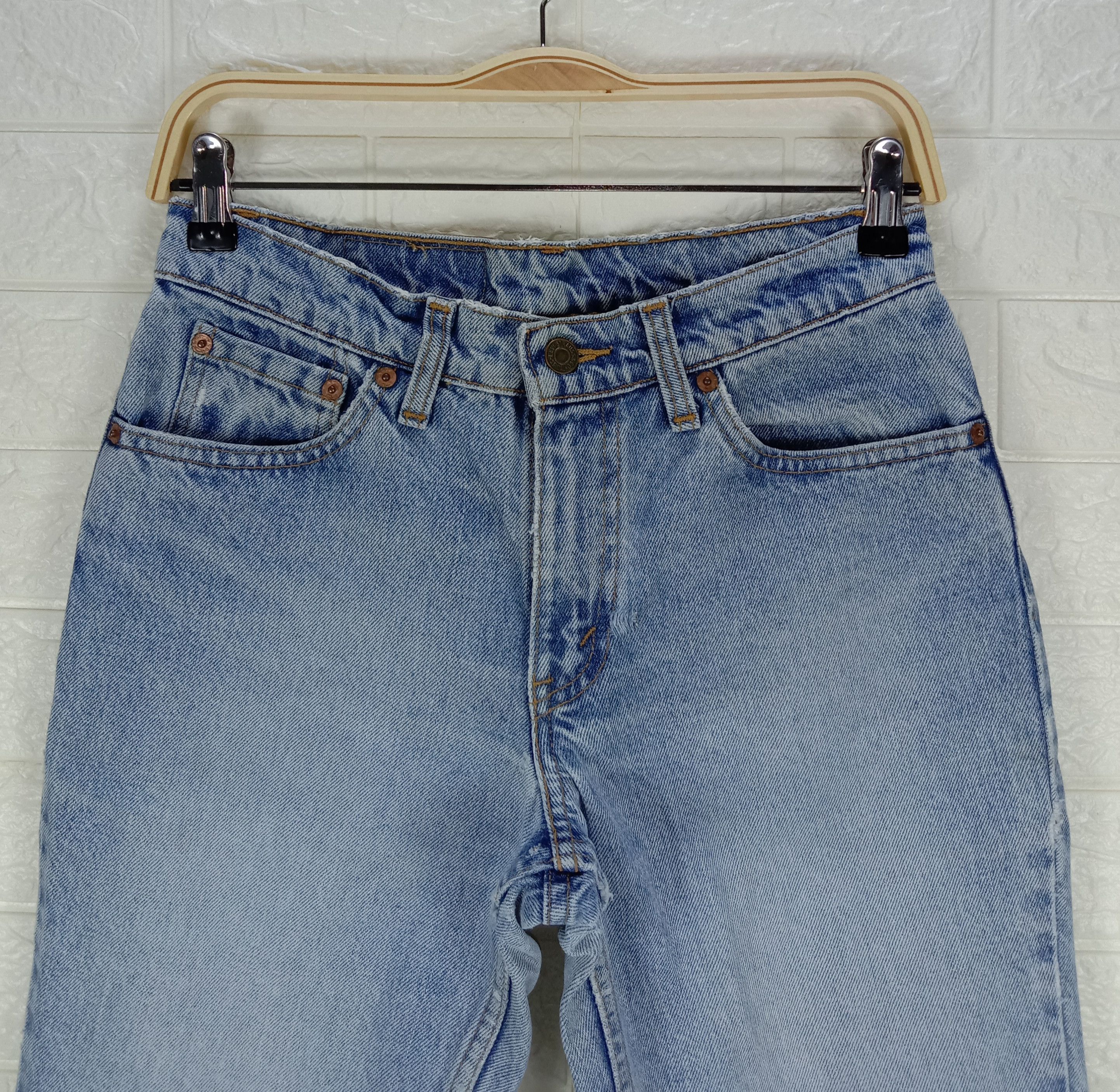 Levi's Vintage 90s Levi's 539 Jeans Light Wash Hip Hugger Denim Size 27" / US 4 / IT 40 - 2 Thumbnail