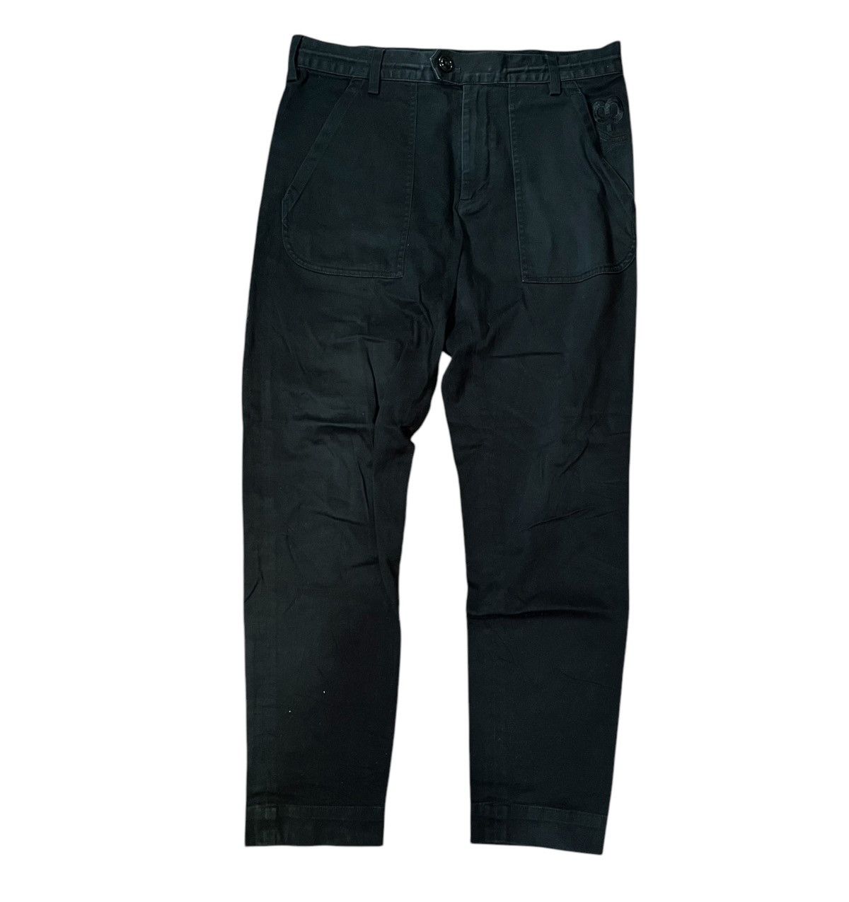 Yohji Yamamoto *FINAL DROP* Yohji yamamoto y-3 logo drawstring trousers Size US 33 - 1 Thumbnail