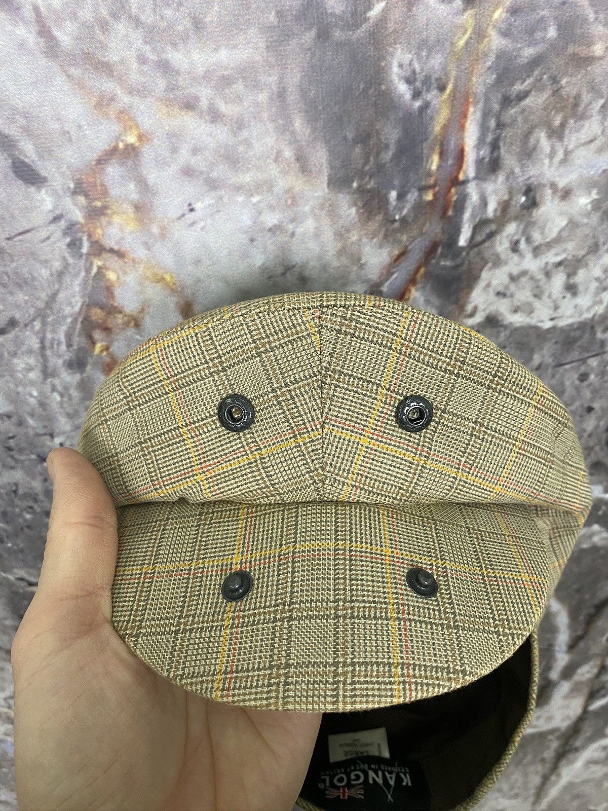 Kangol × Other × Vintage Kangol Designed In Great Britain Check Hudson Cap Size L Size ONE SIZE - 10 Thumbnail